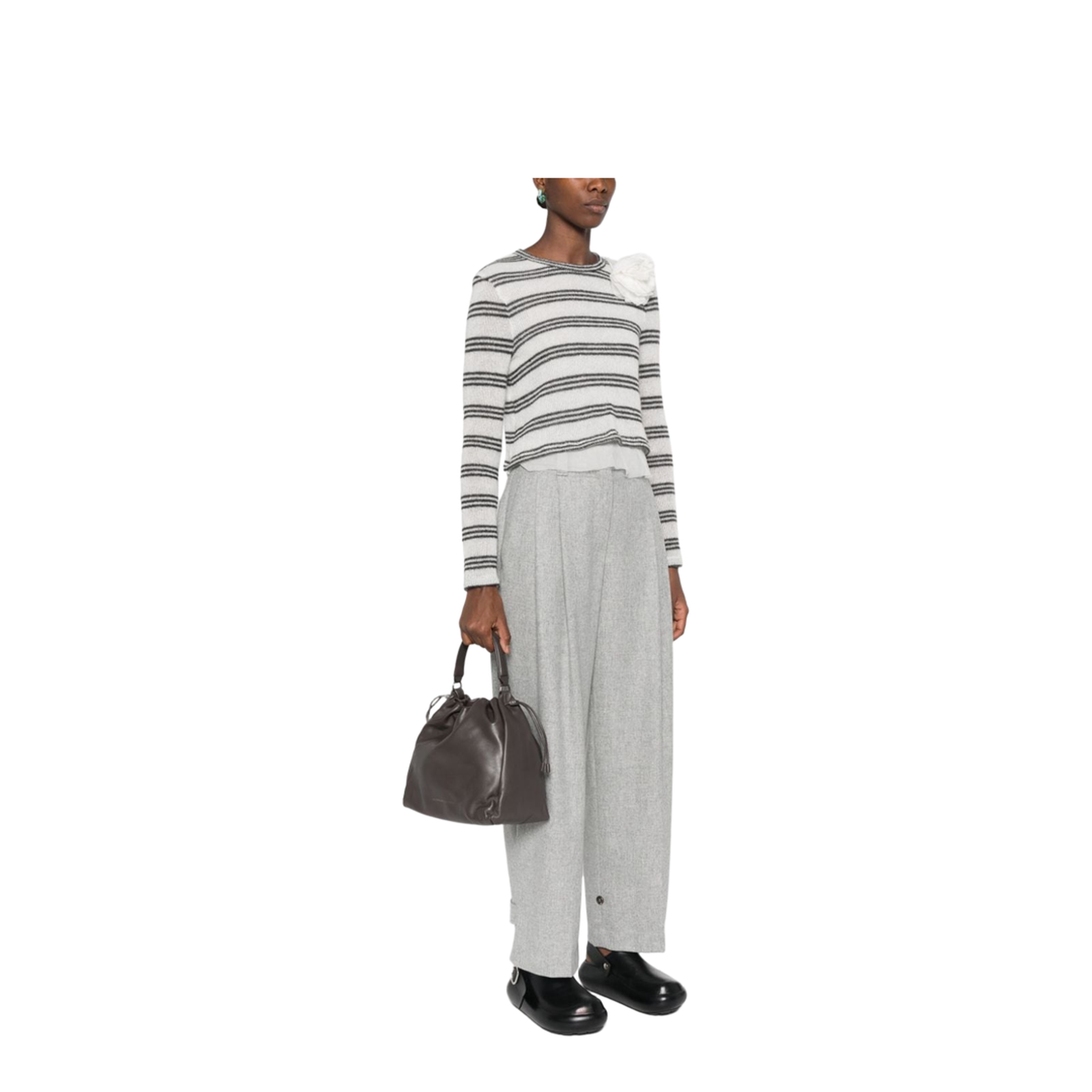 Bucket Mellow Leather Handbag - Image 2