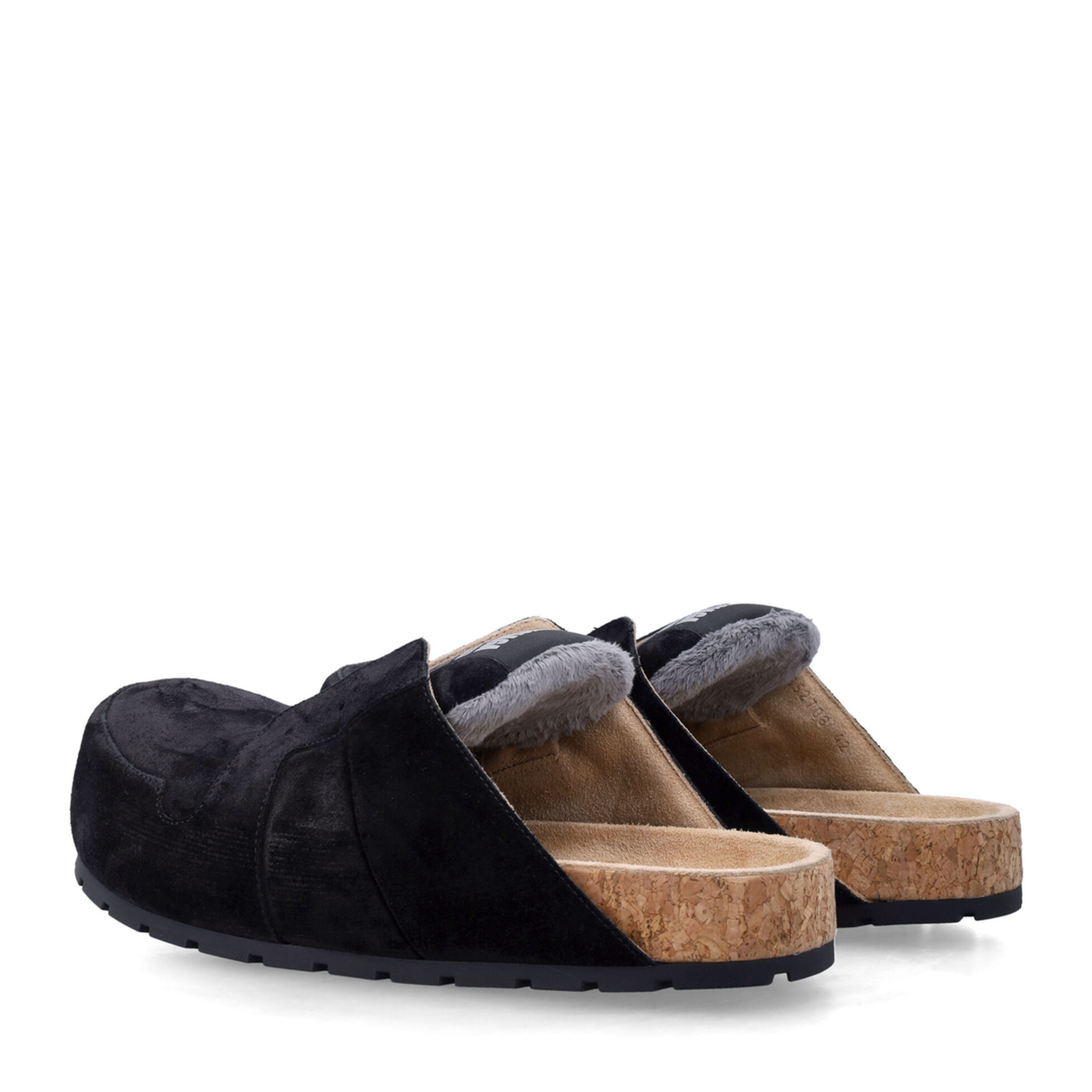 Dumbo Sabot in Distressed Suede Calfskin - Image 3