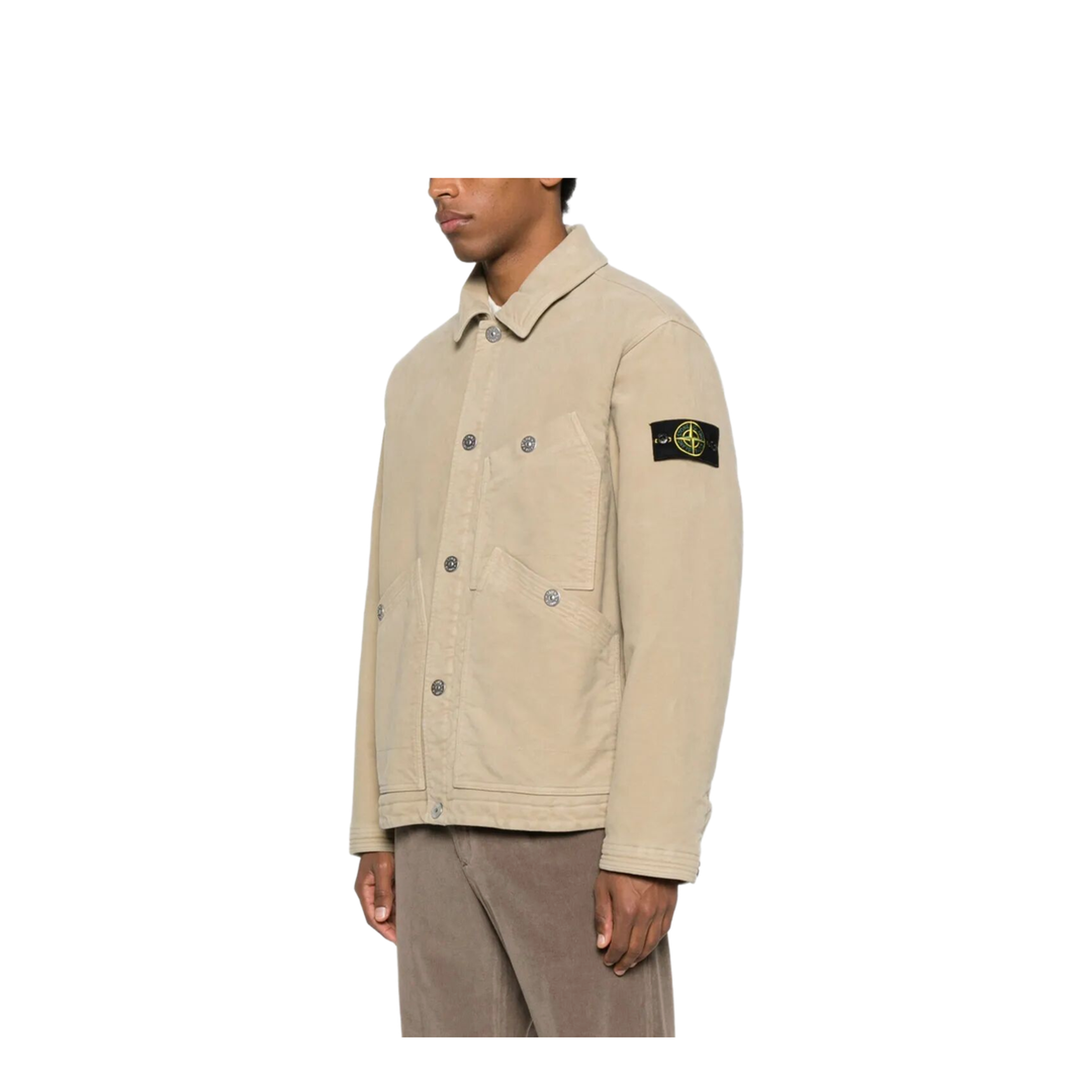 Cotton Jacket with Multiple Pockets - Image 4