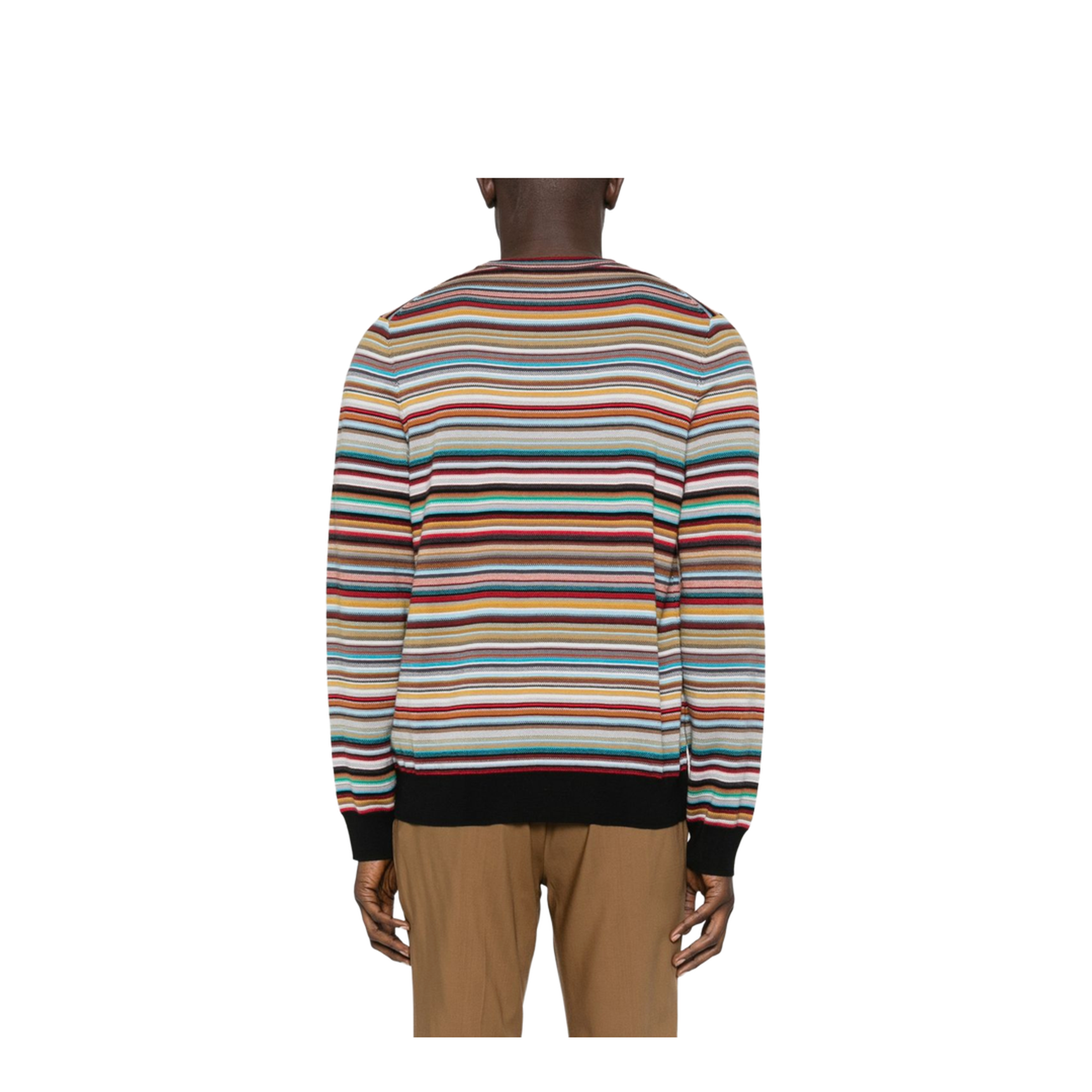 Signature Stripe Wool Sweater - Image 4