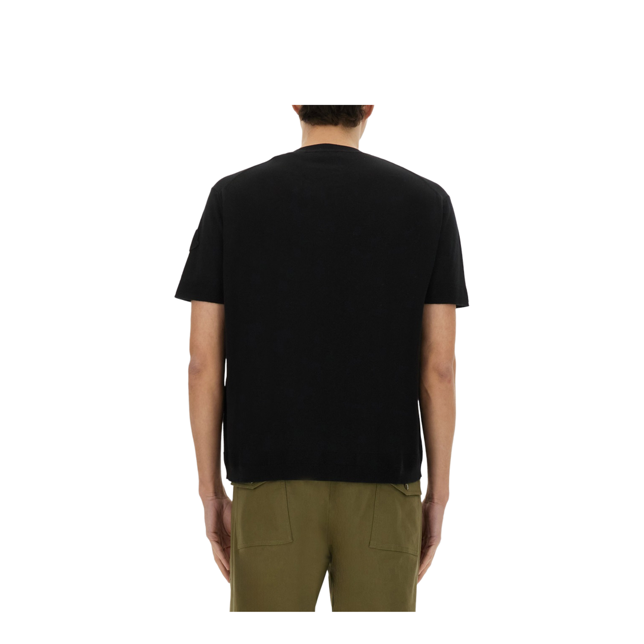 Silk & Cotton Knit T-Shirt - Image 3
