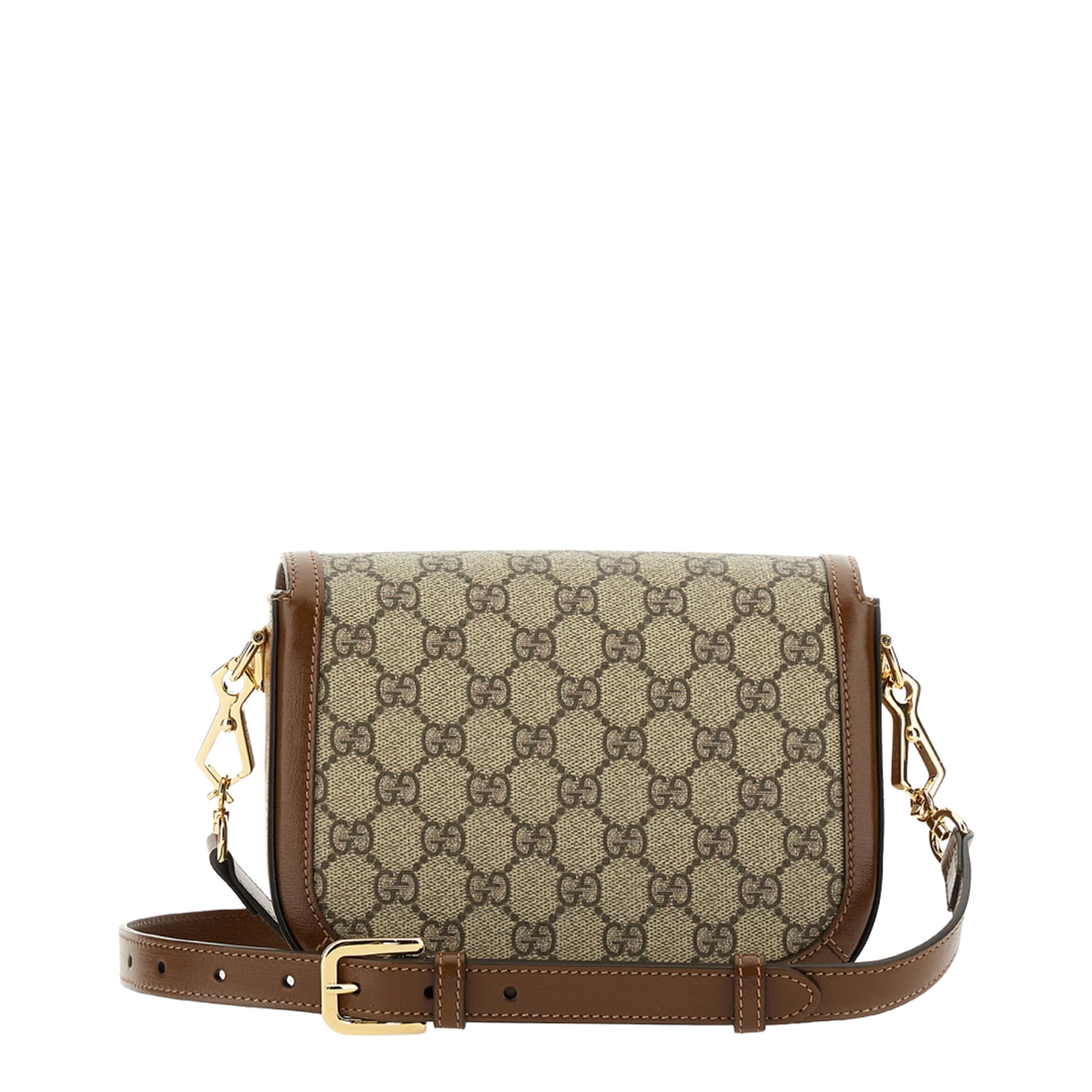 Horsebit 1955 Small Leather Shoulder Bag - Brown - Image 10