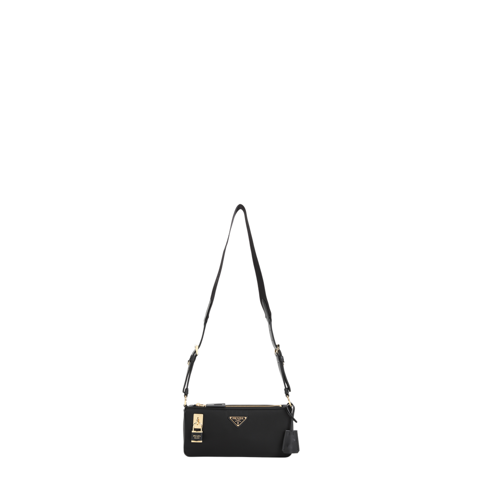 Black Re-Nylon Crossbody Bag - Image 1