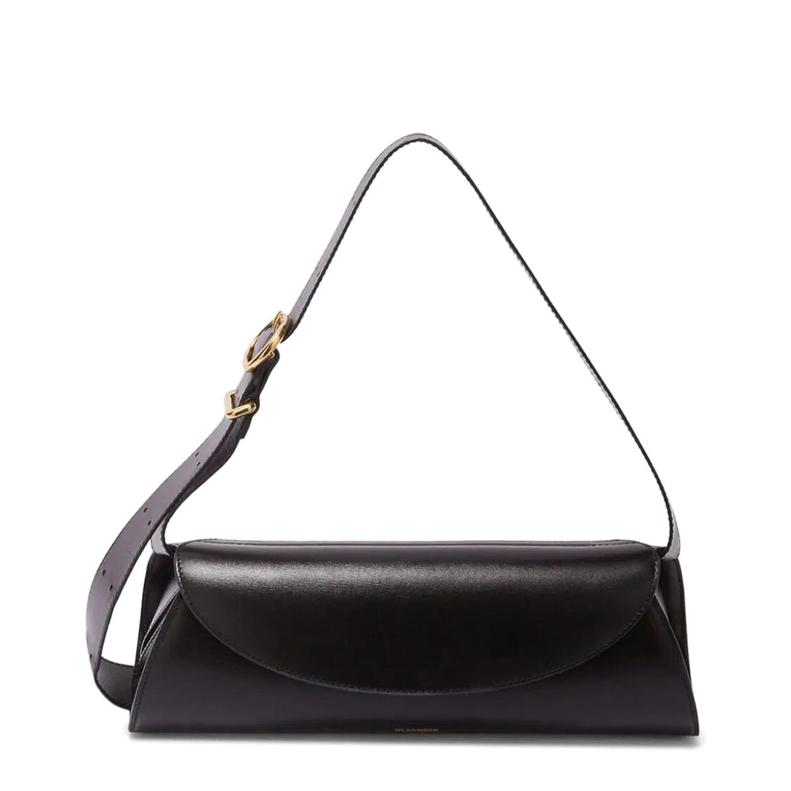 Cannolo Small Calfskin Shoulder Bag - Black - Image 2