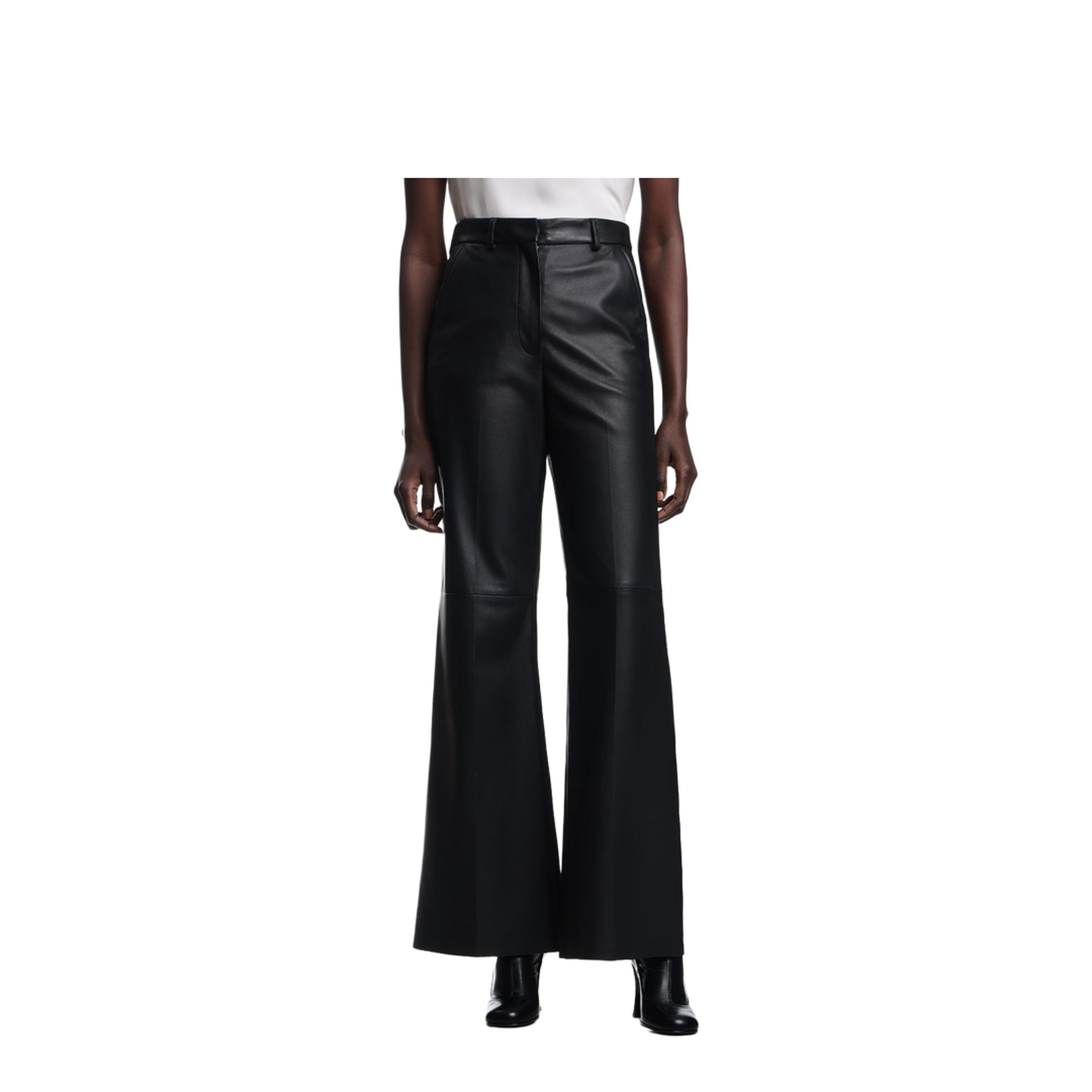 Flared Leg High Waist Trousers - Image 3