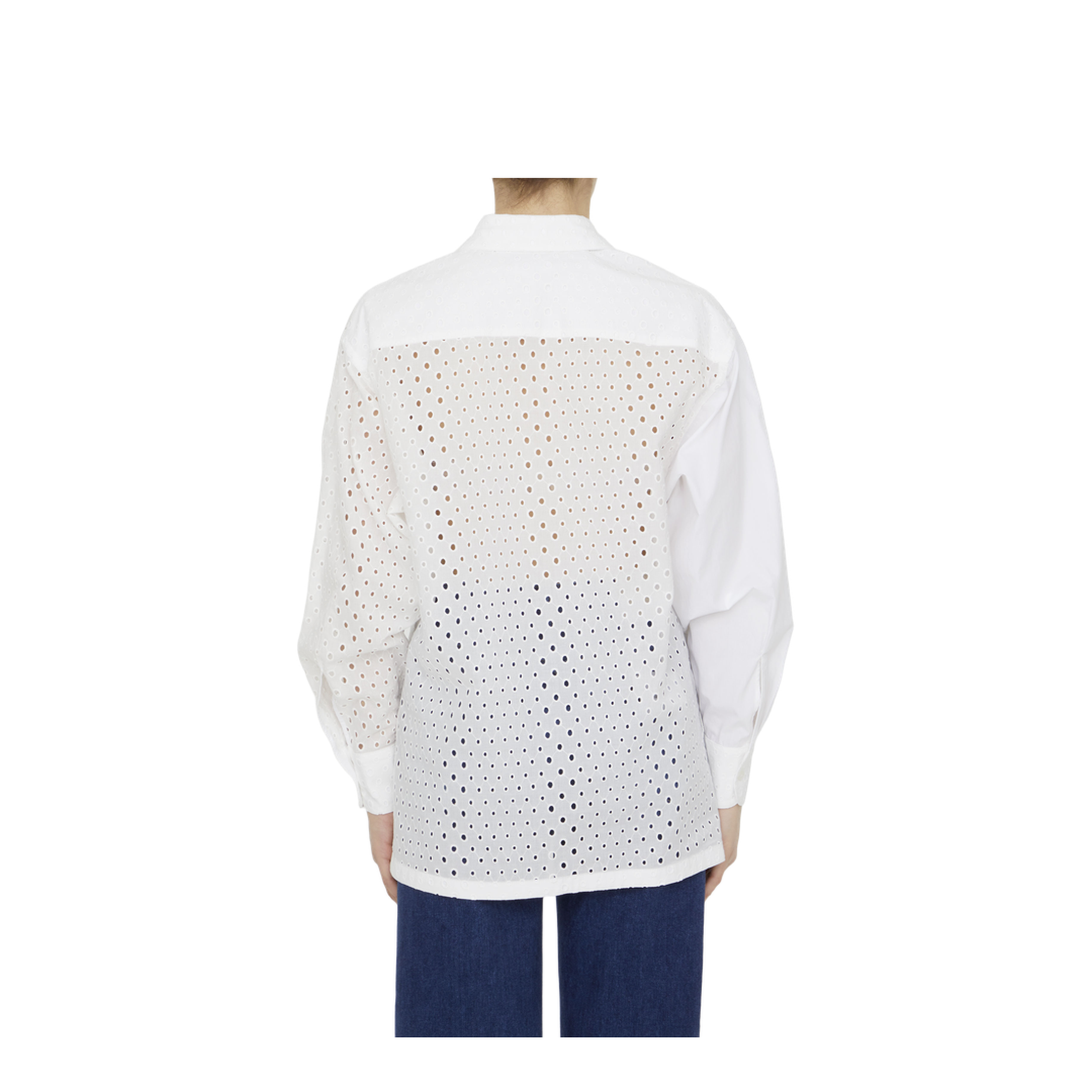 Broderie Anglaise Cotton Shirt - Image 4