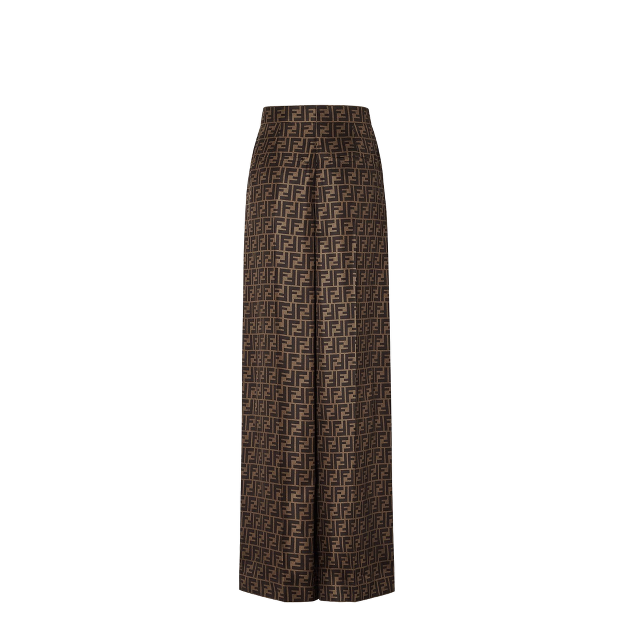Trousers Silk Brown - Image 2