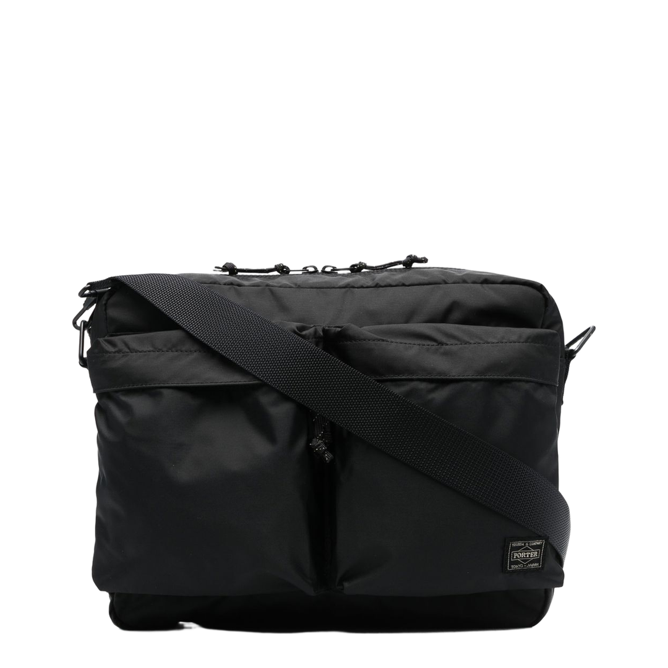 FORCE Nylon Shoulder Bag - Black - Image 1
