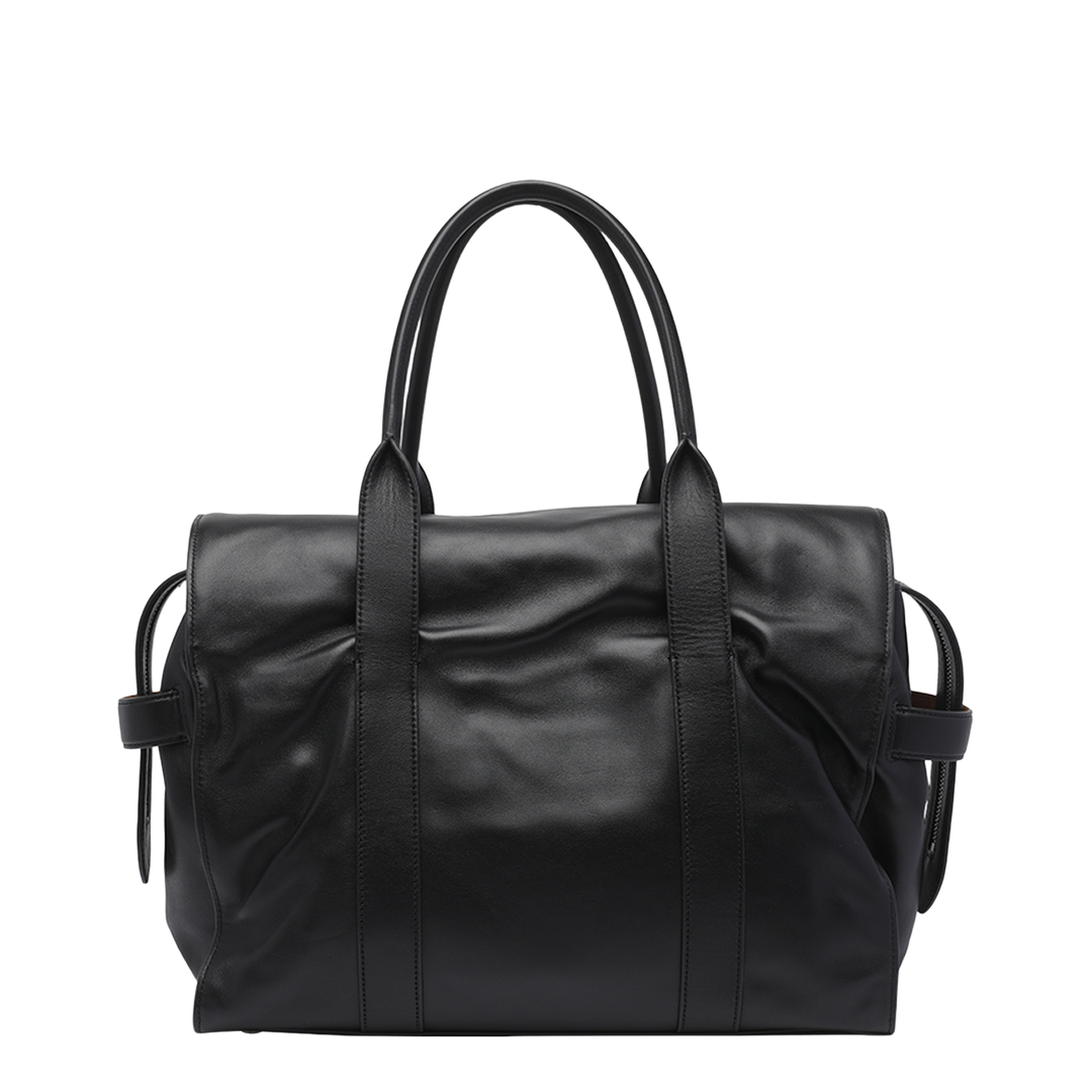 The Dakota Tote Smooth Leather - Black - Image 3