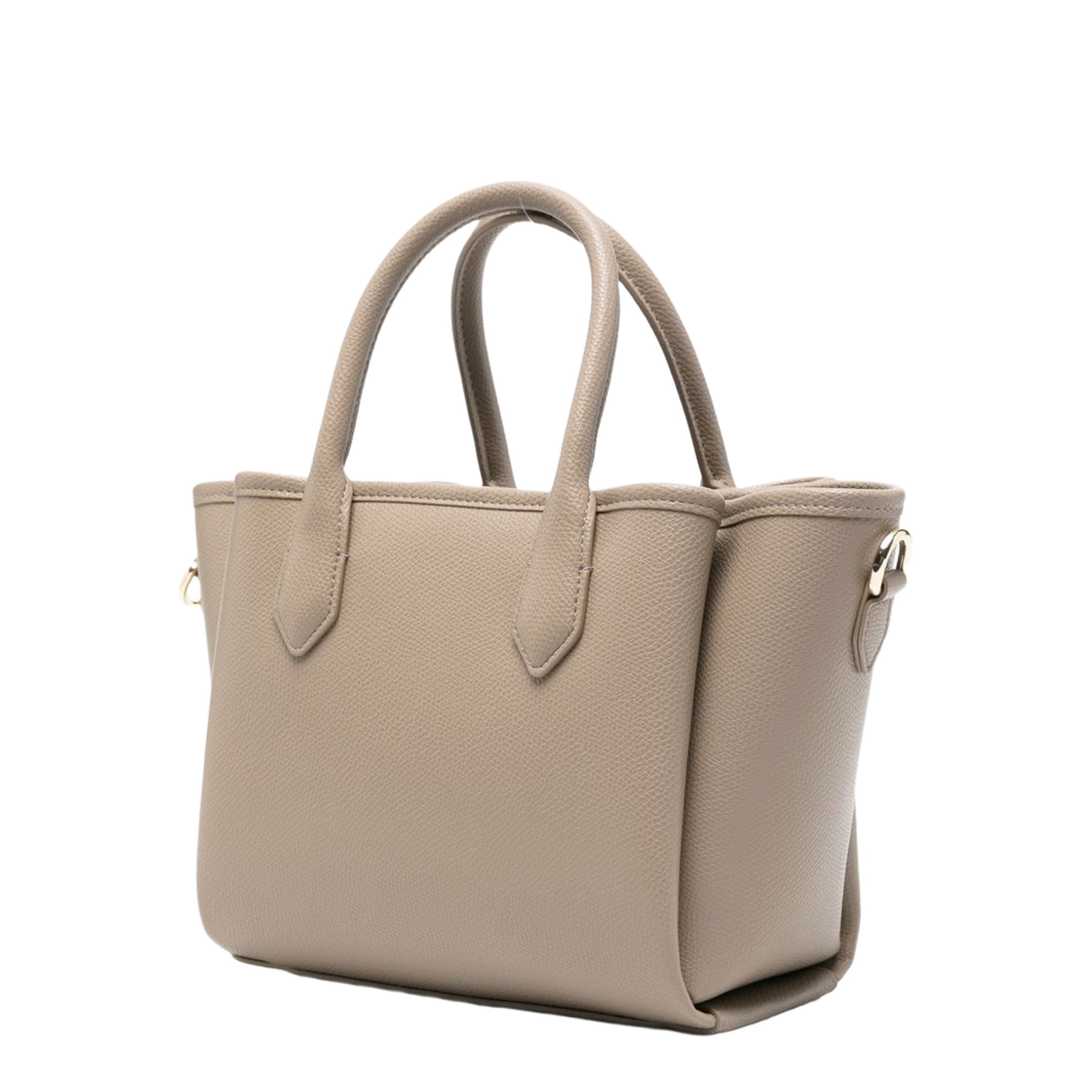 Odette Polyurethane Handbag - Dove Grey - Image 4