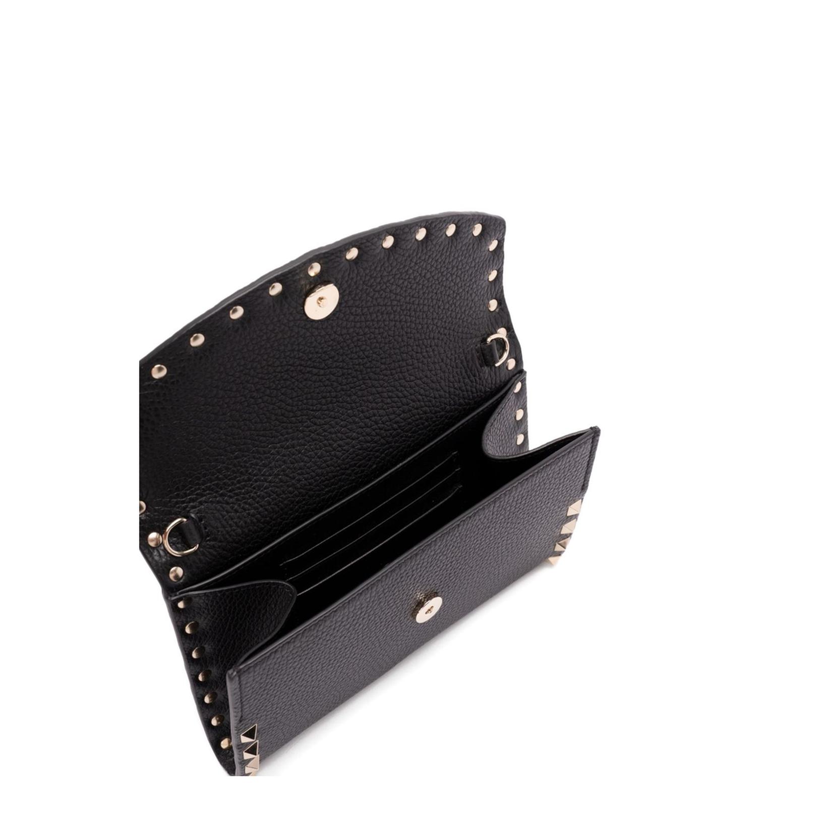 Rockstud Leather Wallet on Chain - Image 2