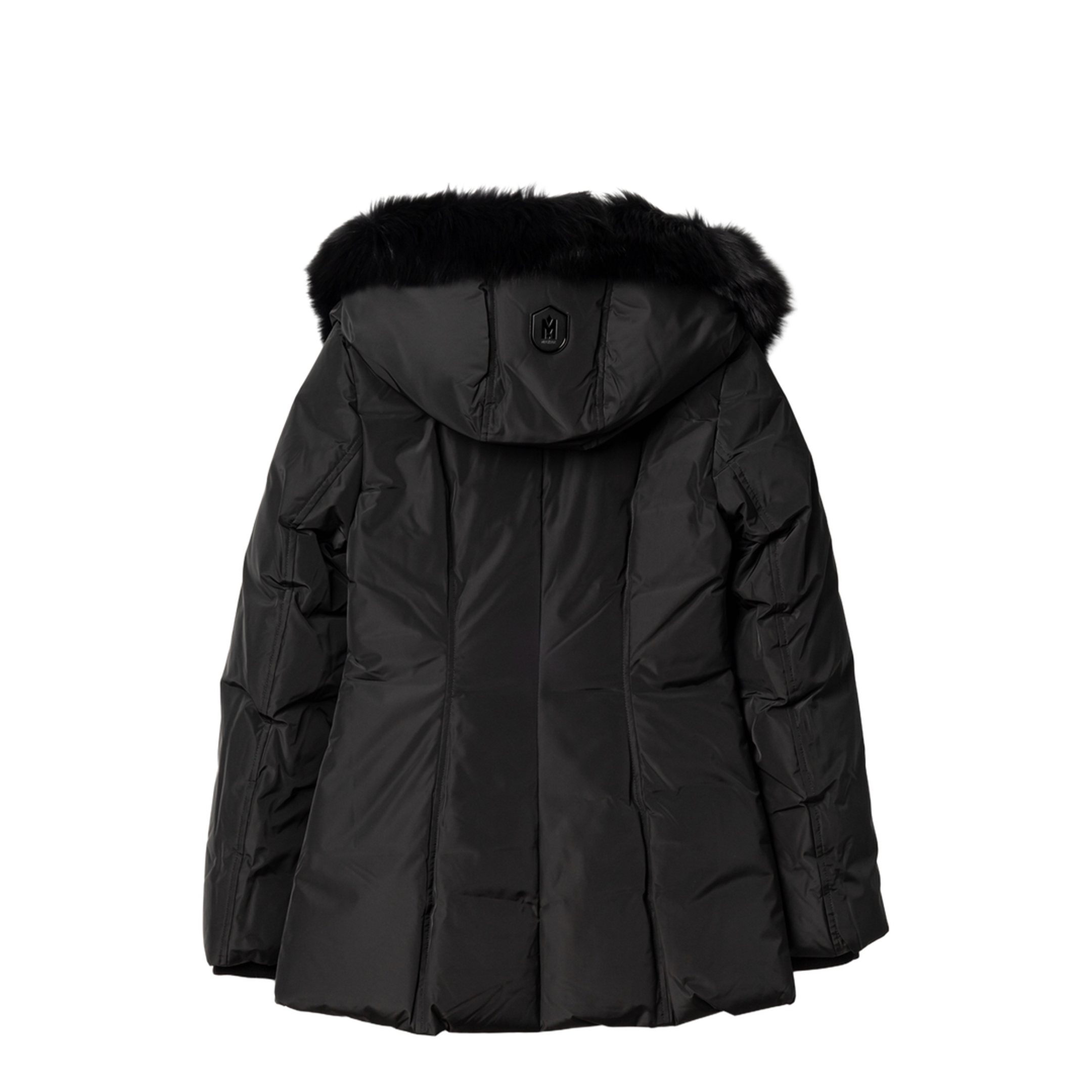 Black Polyester Down Jacket - Image 2