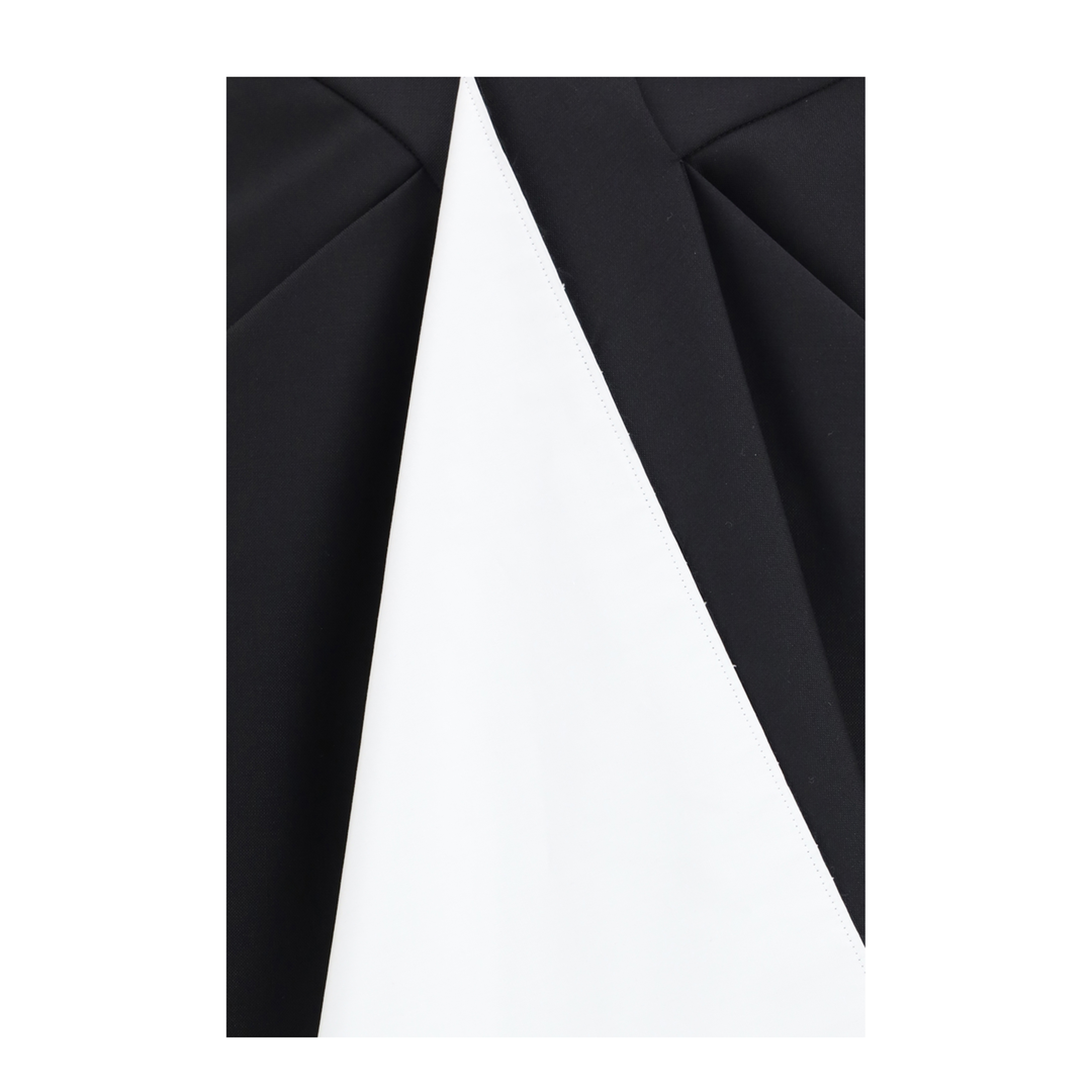 Draped Midi Skirt in Double-Faced Wool and Mohair - Image 3