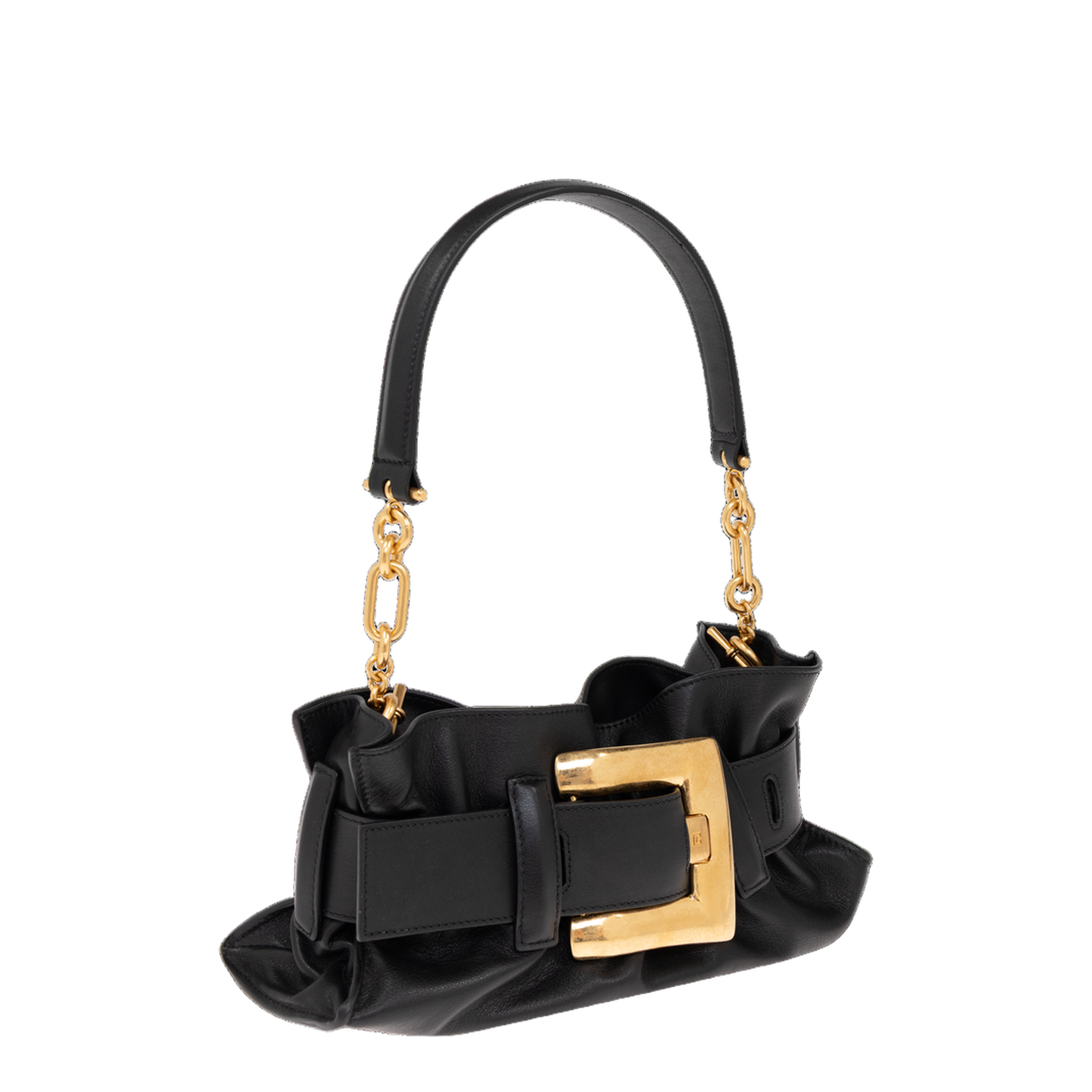 Anthem Mini Calfskin Shoulder Bag - Beige/Ecru - Image 4