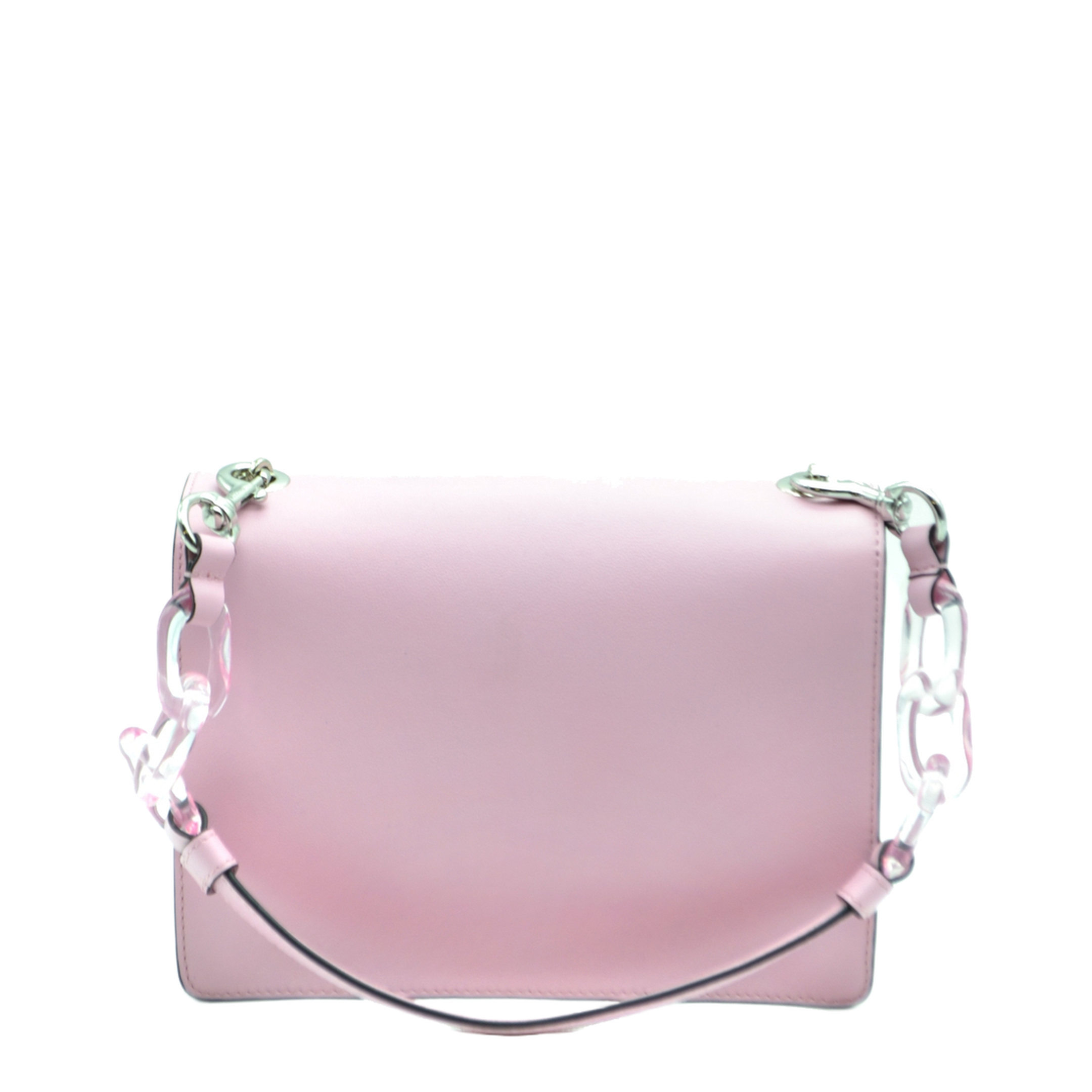 Tie Me Small Leather Hand Bag - Confetti pink - Image 3