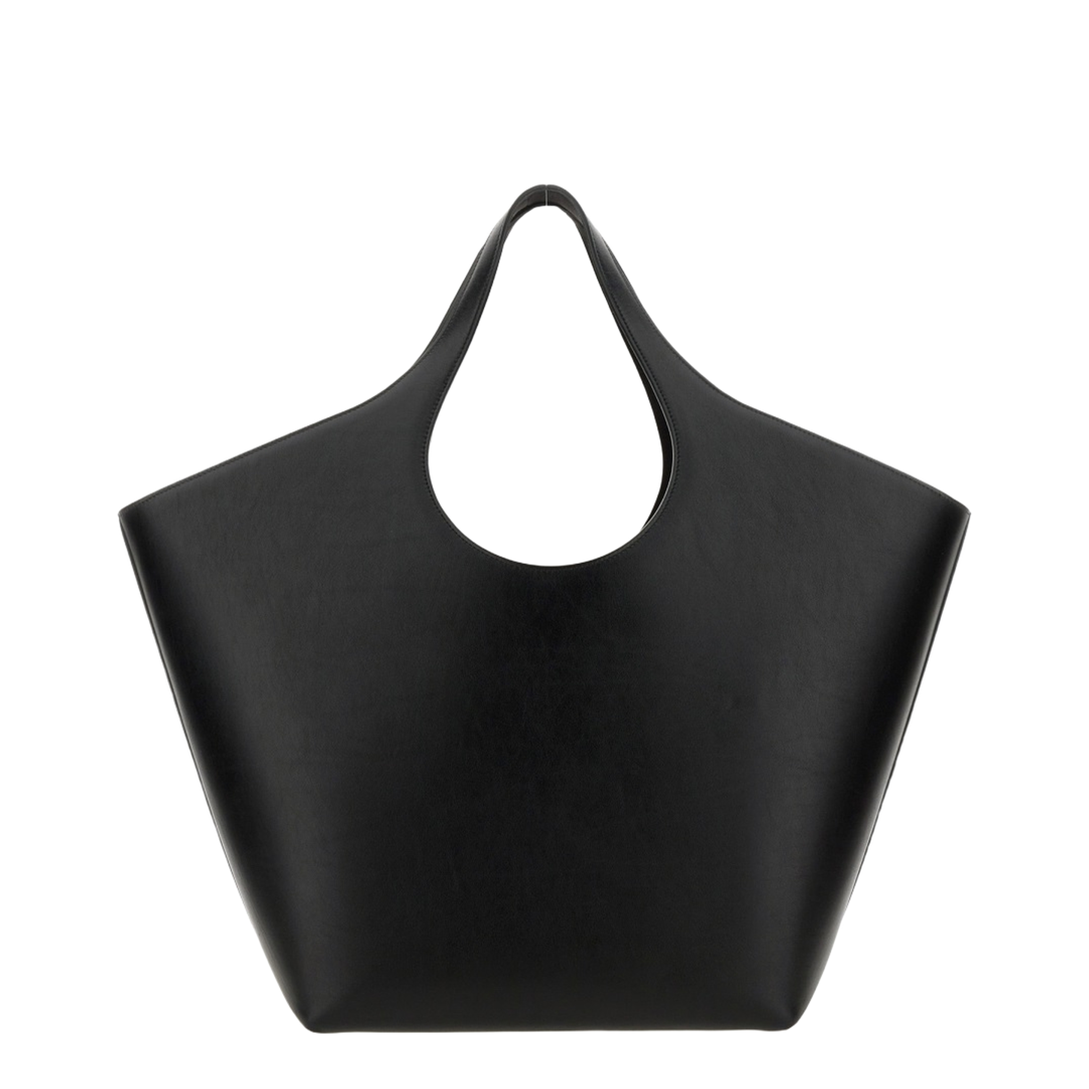 Medium Calfskin Tote - Black - Image 2