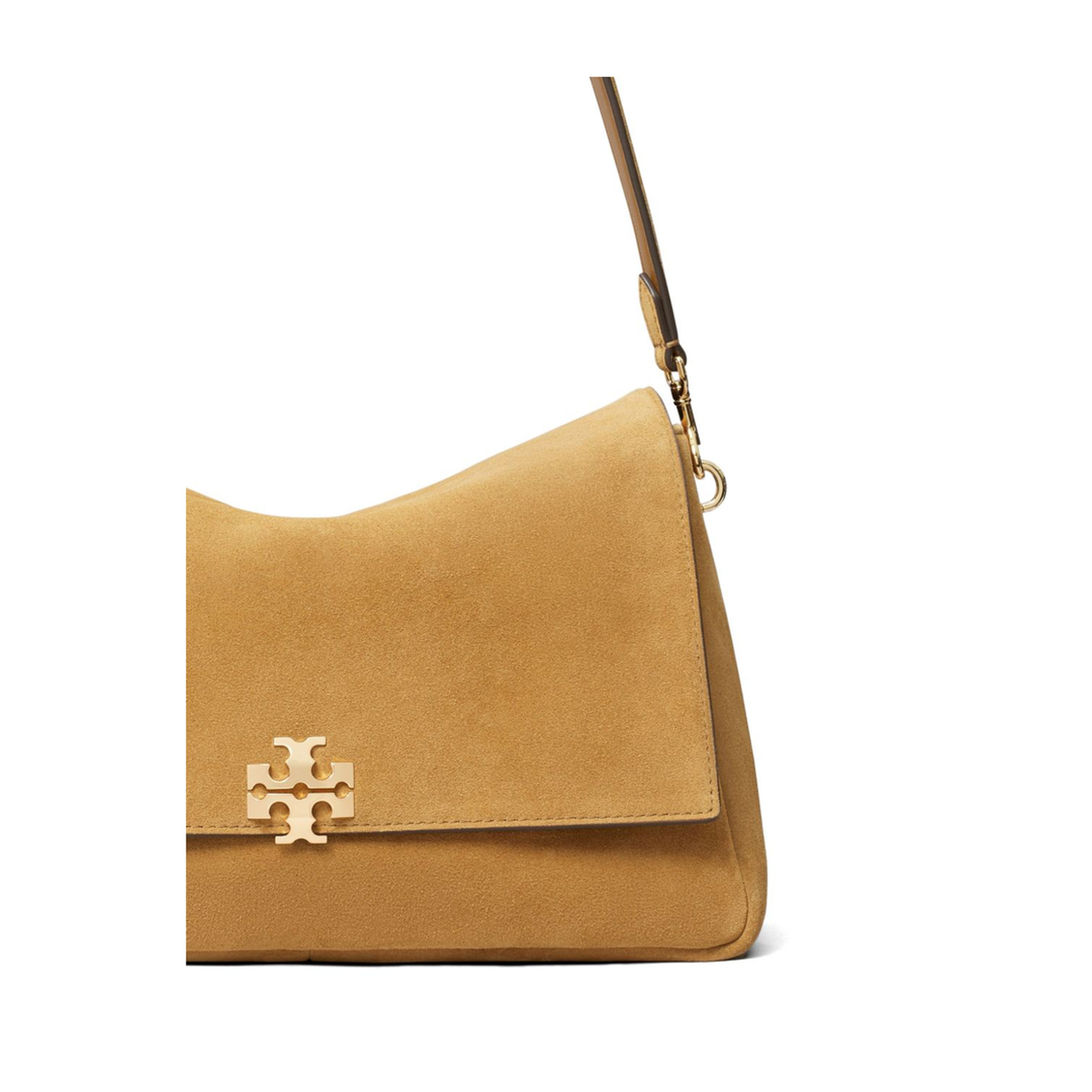 Medium Suede Shoulder Bags - Brown - Image 4