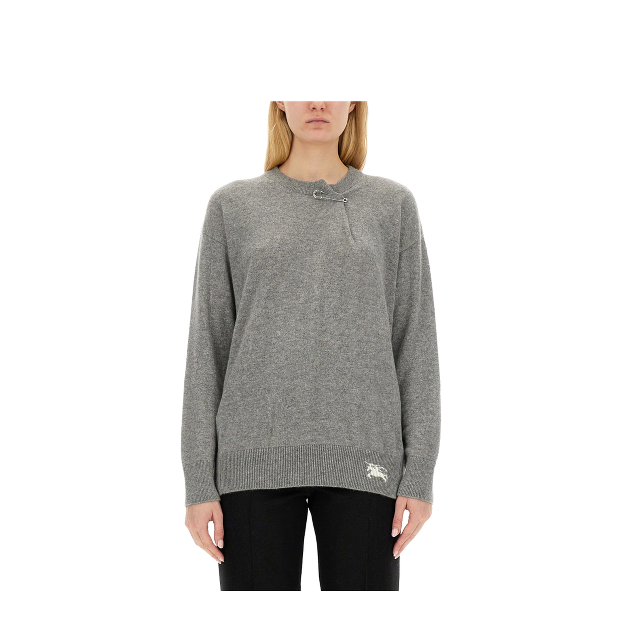 Cashmere Sweater with Kilt Pin - Image 1