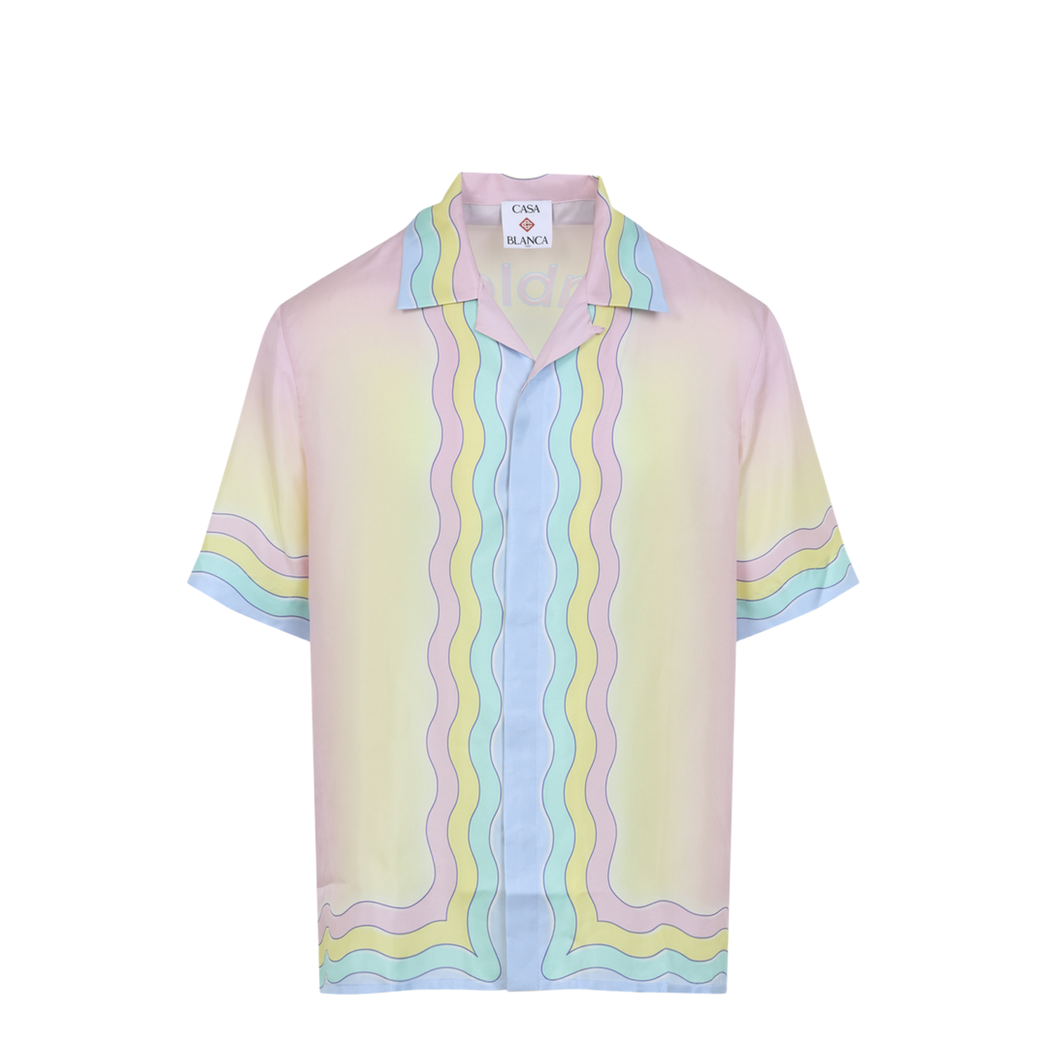 All-over Monogram Jacquard Pattern Polo Shirt - Image 2