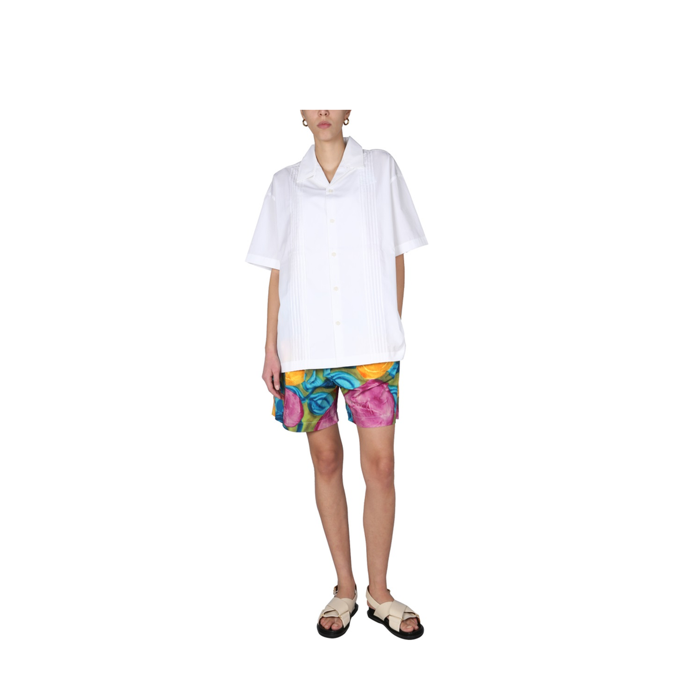 Multicolor Print Bermuda - Image 2