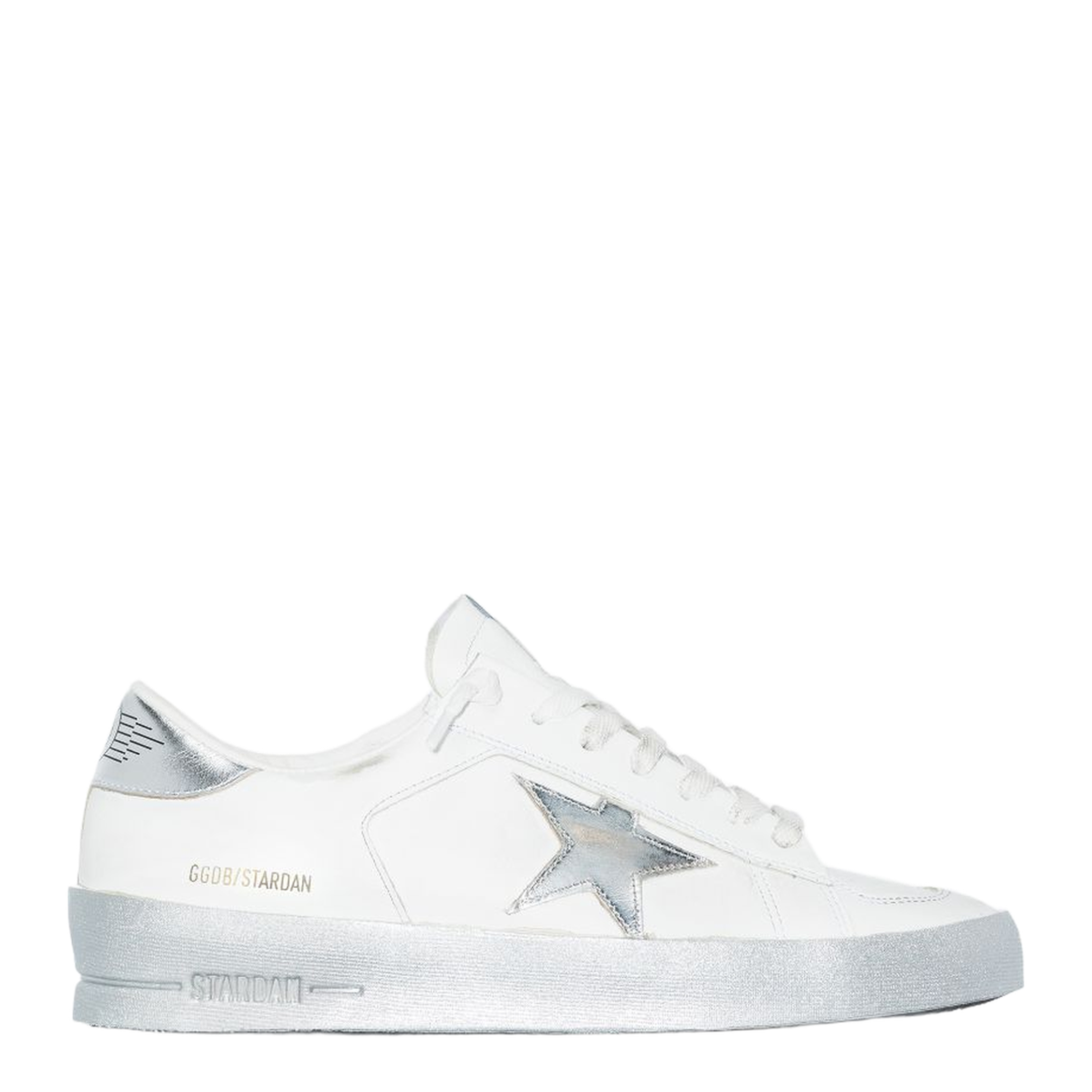 Stardan Leather Upper Laminated Sneakers, Brand - Image 4