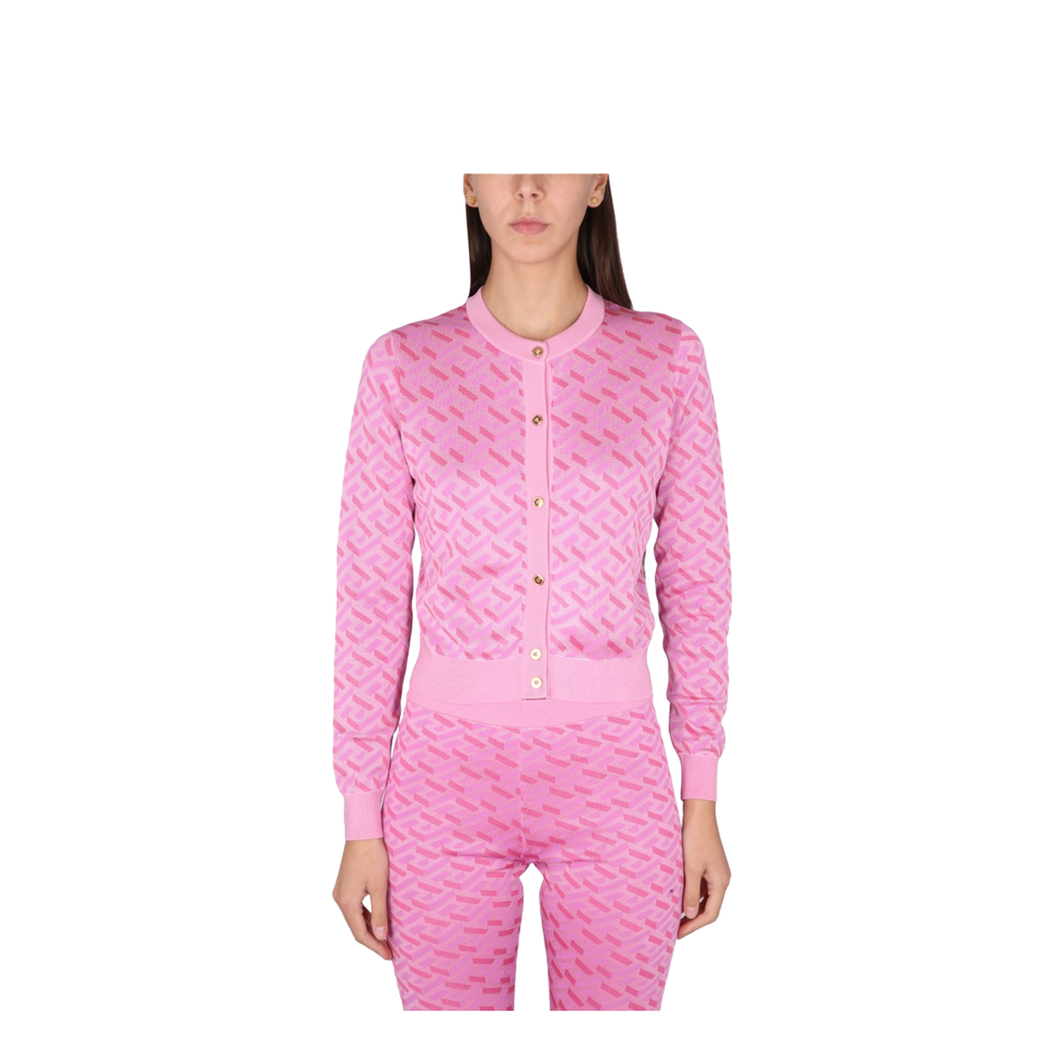 Jacquard Cardigan La Greca - Image 1