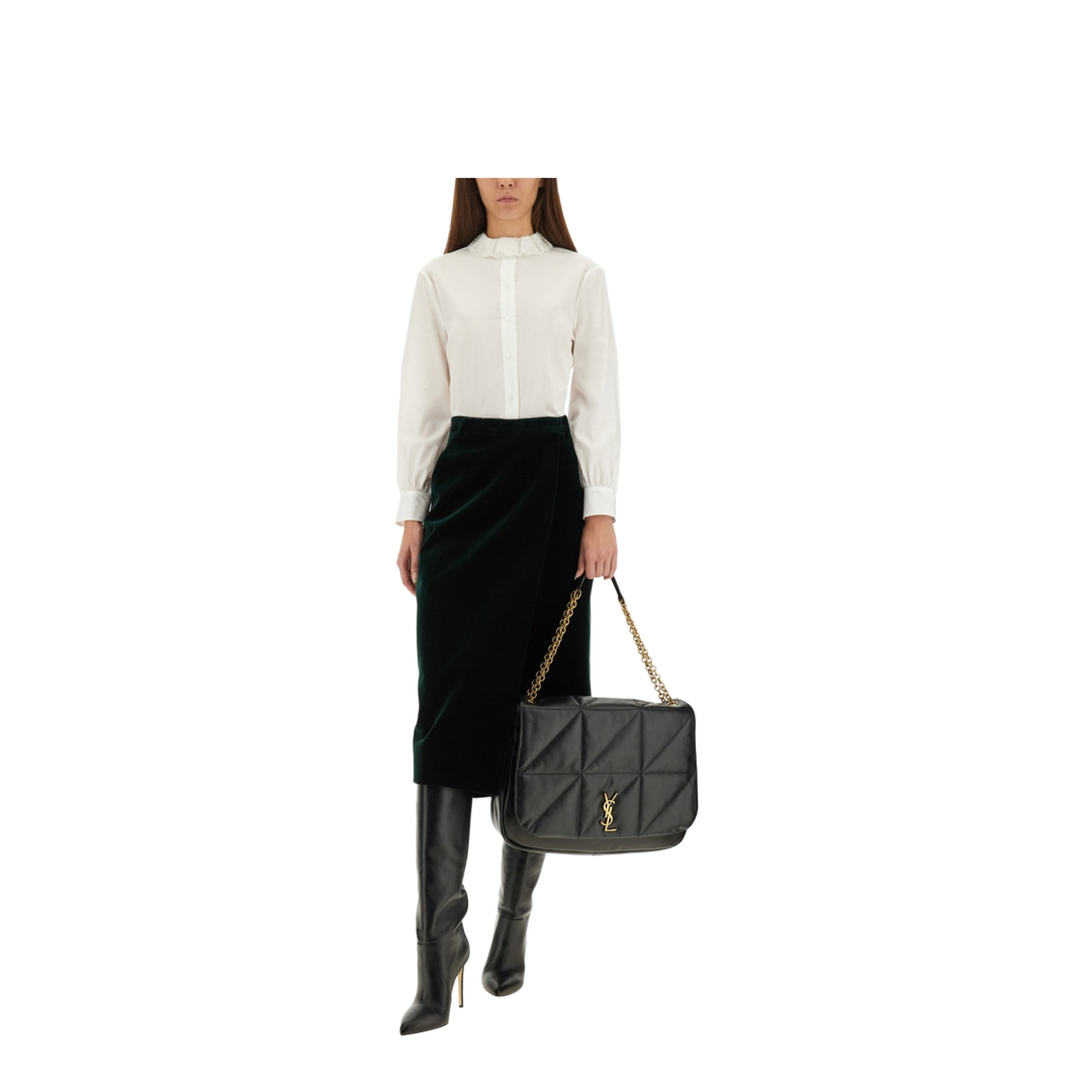 Crumpled Poplin Blouse - Image 2
