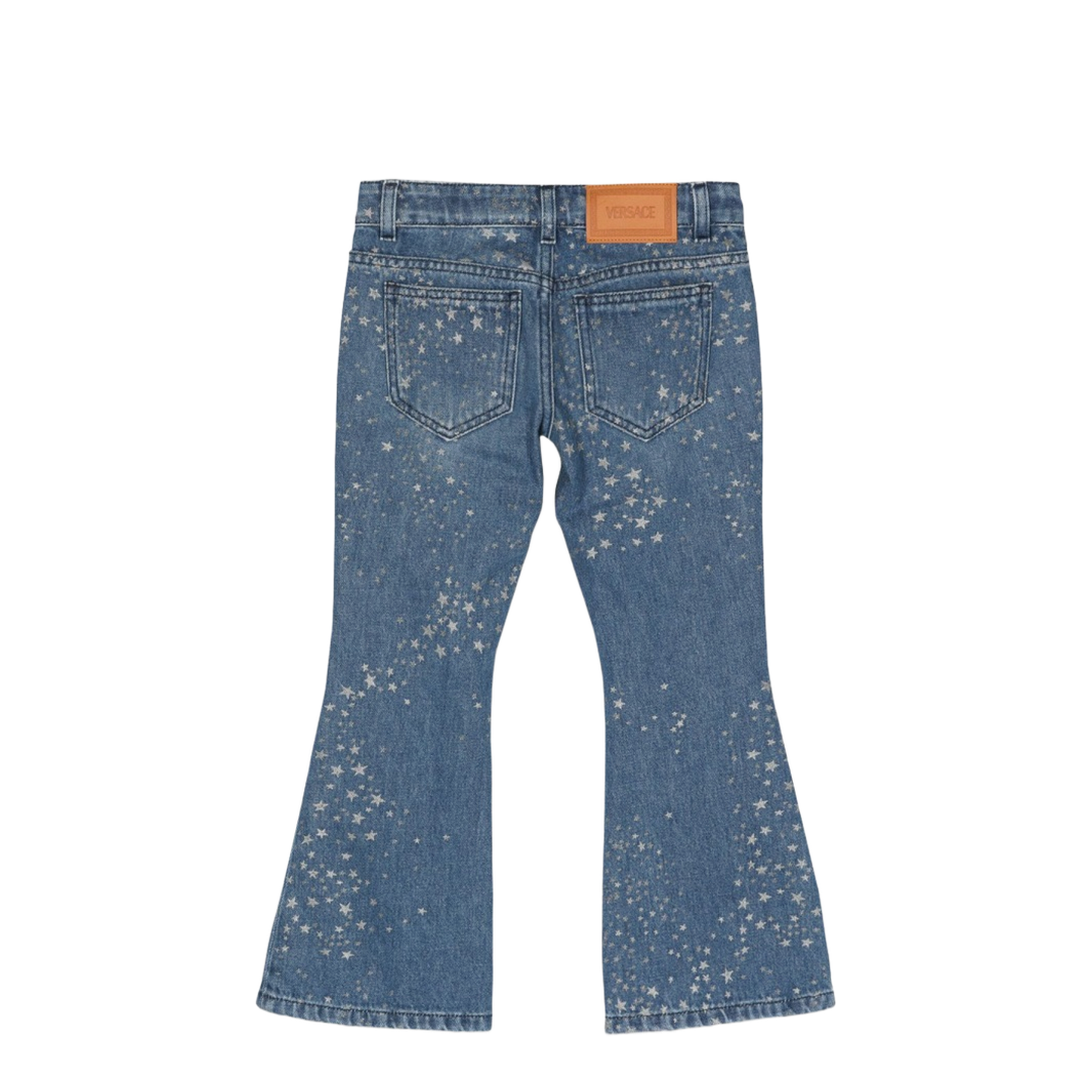 Glitter Print Jeans - Blue - Image 2