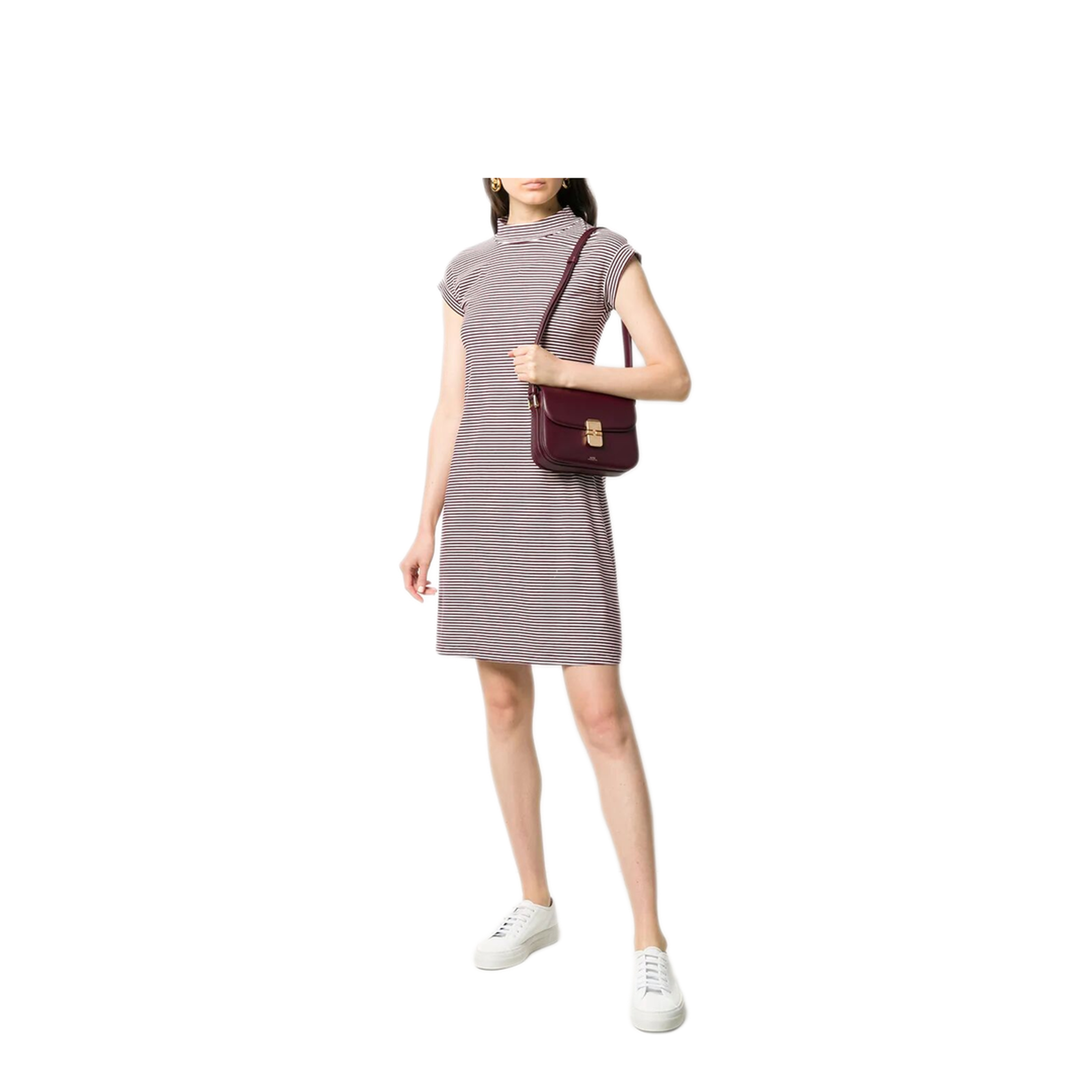 Grace Small Calfskin Crossbody - Brown - Image 8
