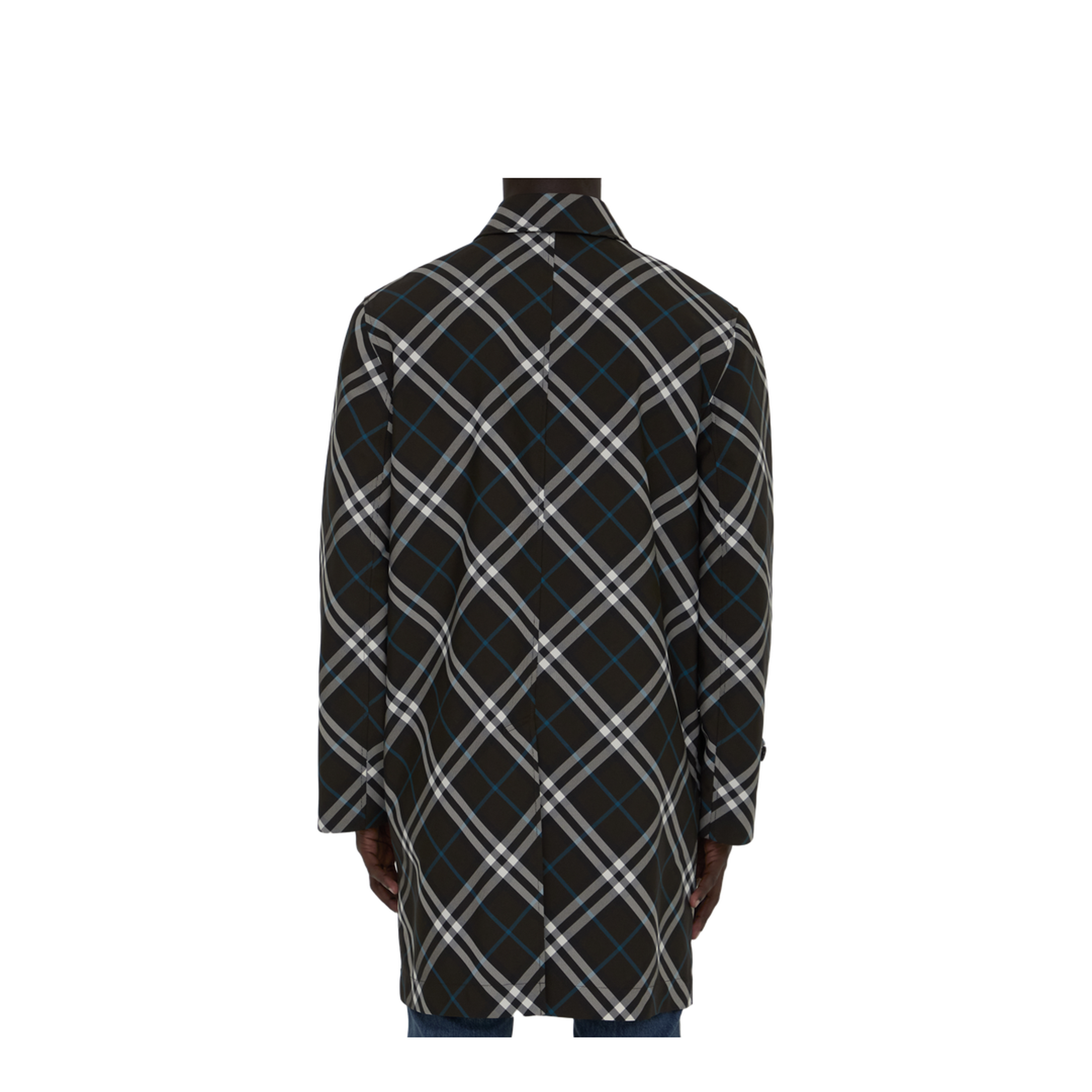 Check Medium Trench Coat - Image 4