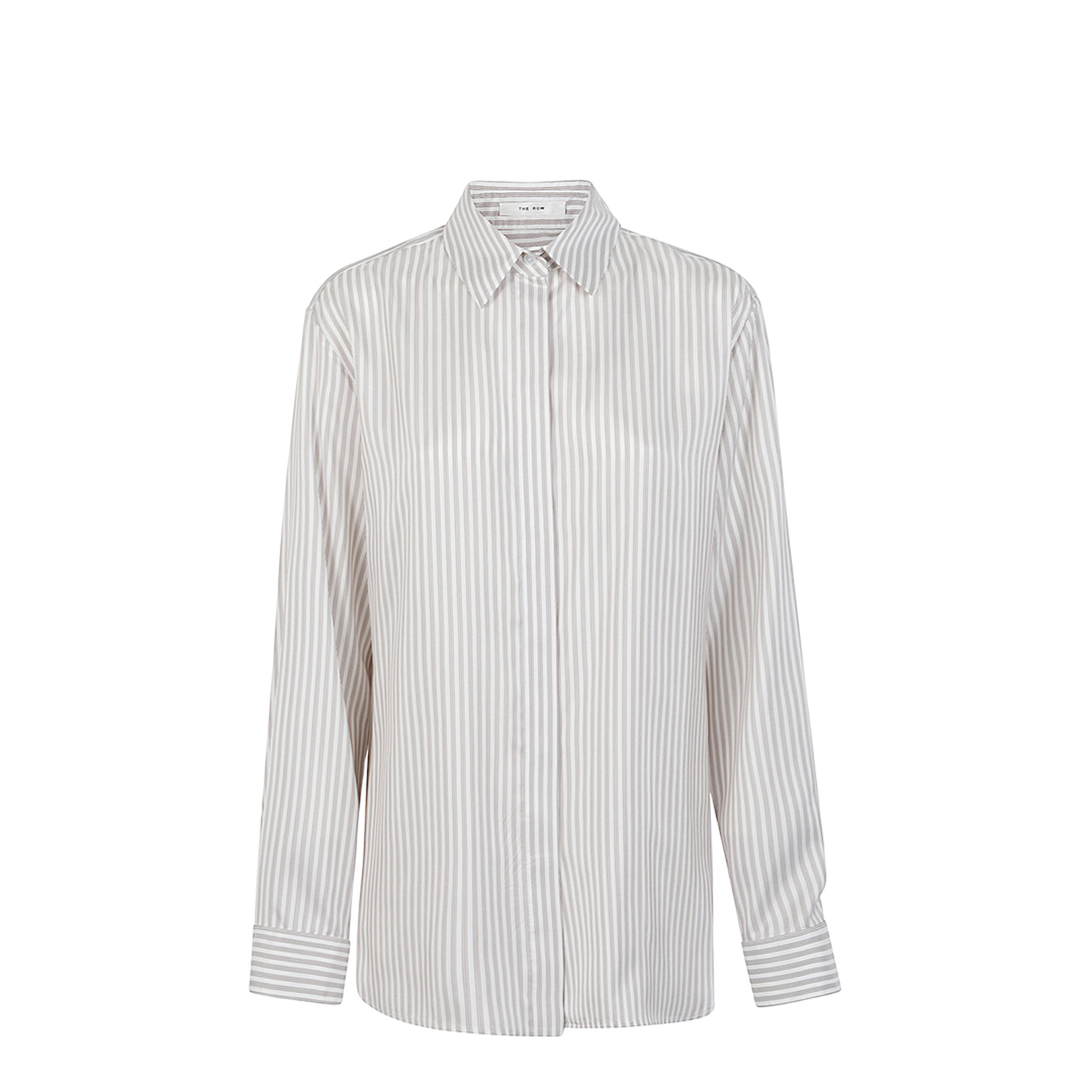 Vanda Shirt White in Silk - Image 1