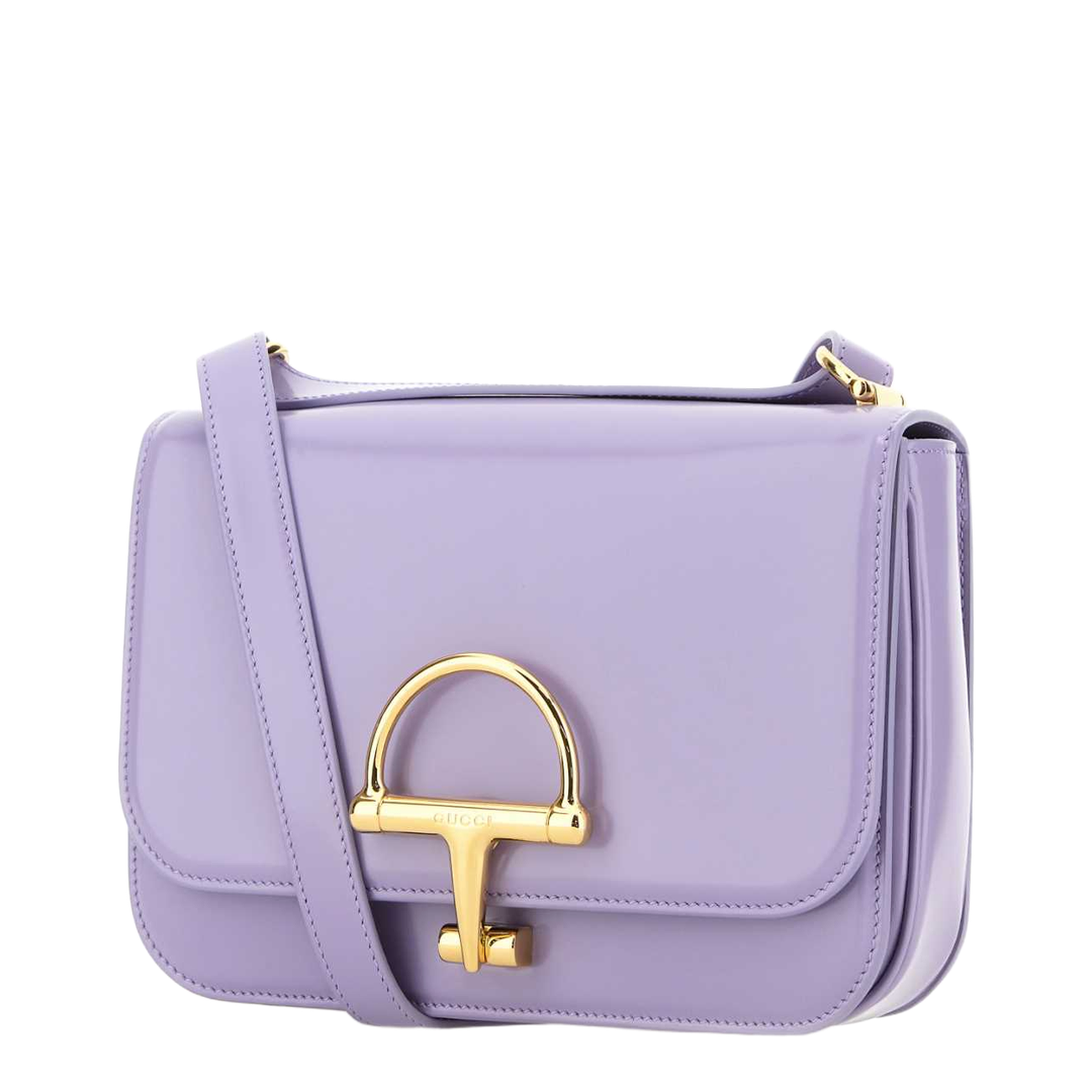 Siena Small Leather Shoulder Bag - Lilac - Image 2