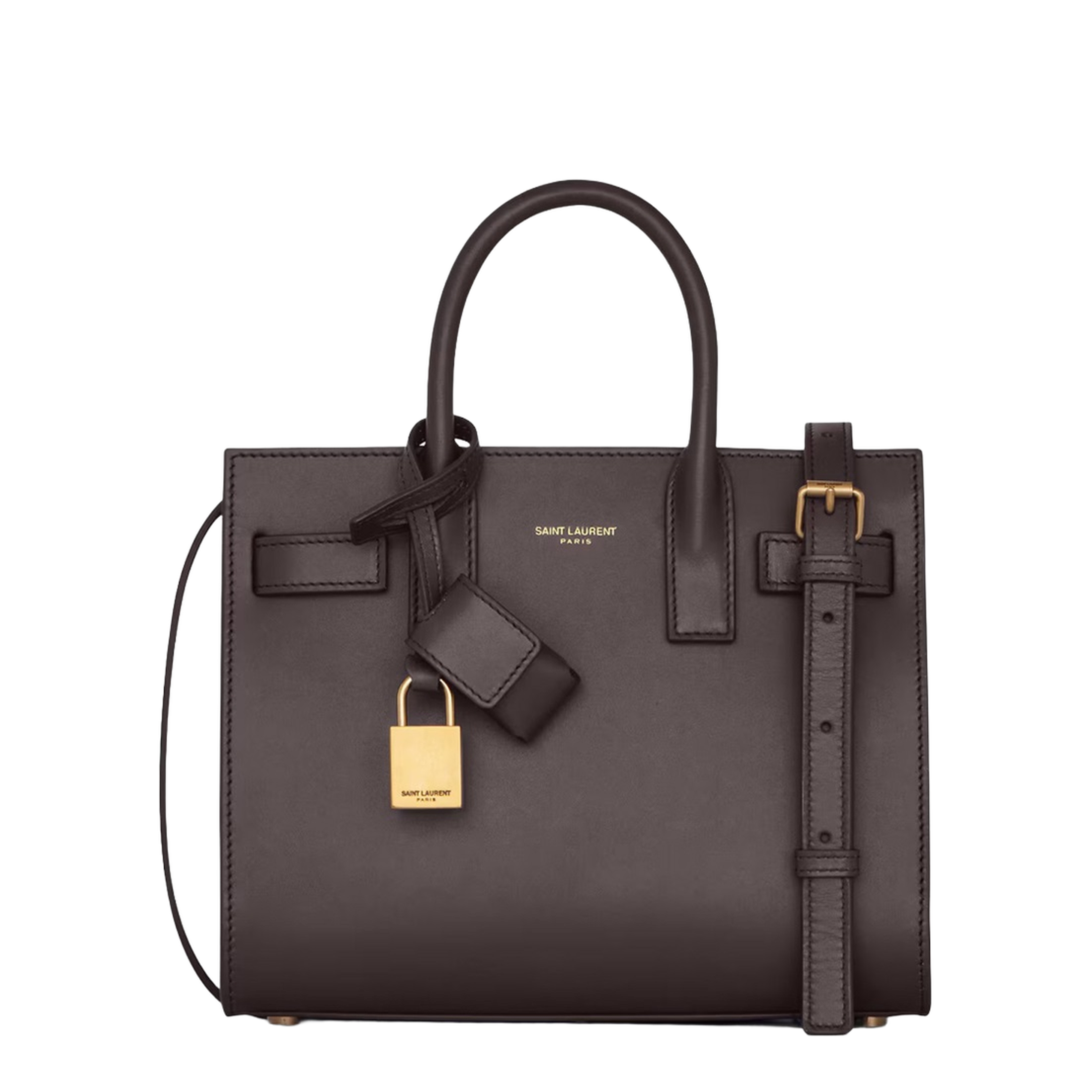 Sac De Jour Nano Smooth Leather Handbags - Chicory Coffe - Image 1