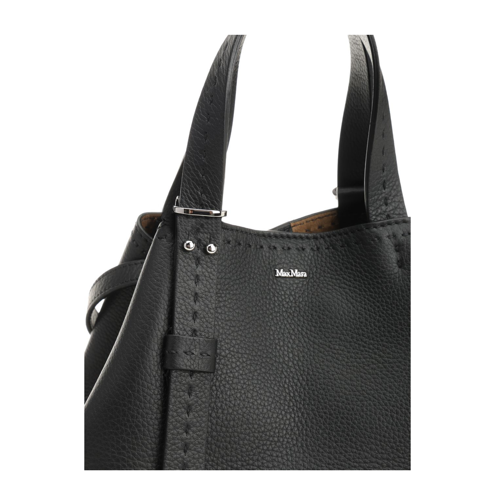 Archetipo XS Shoulder Bag Leather Black - Image 5
