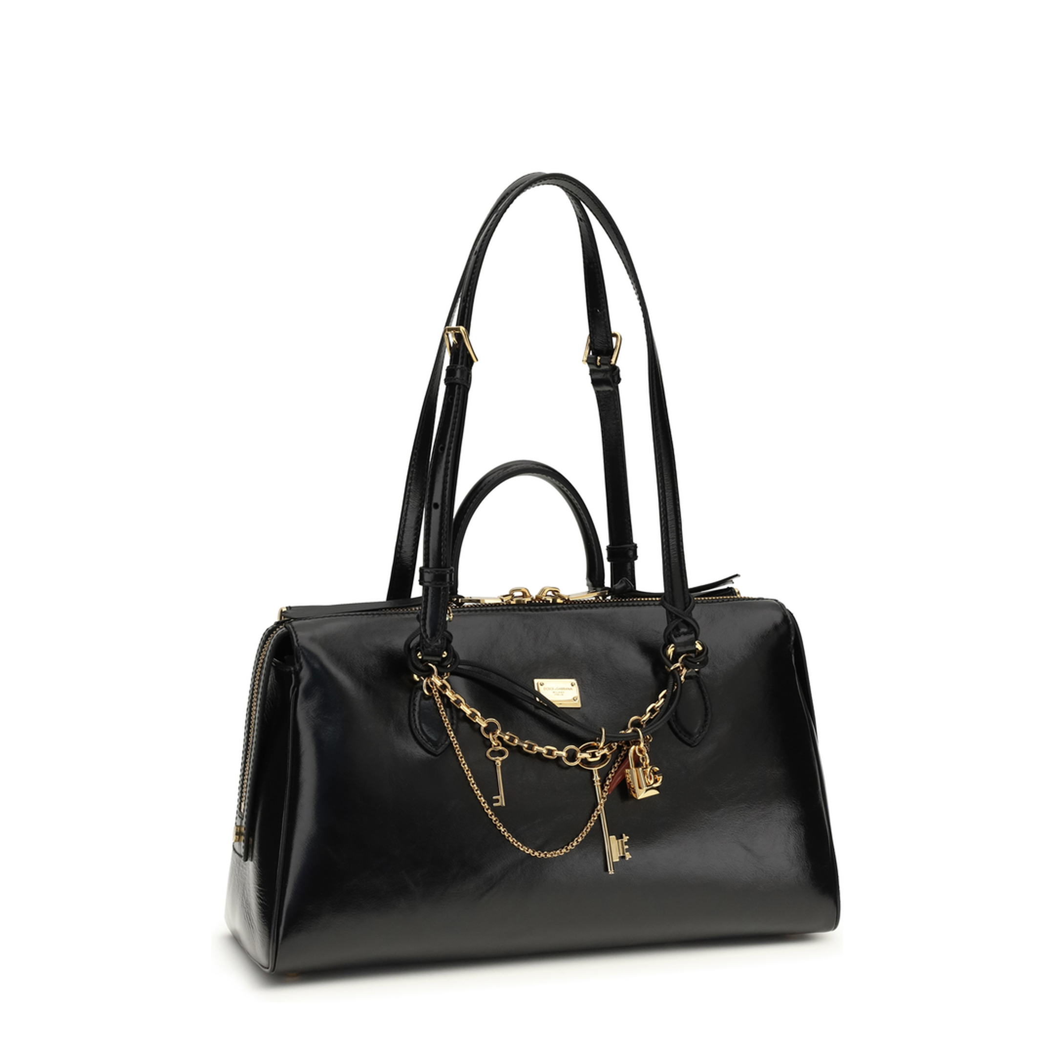 Vittoria Medium Calfskin Tote - Nero - Image 2