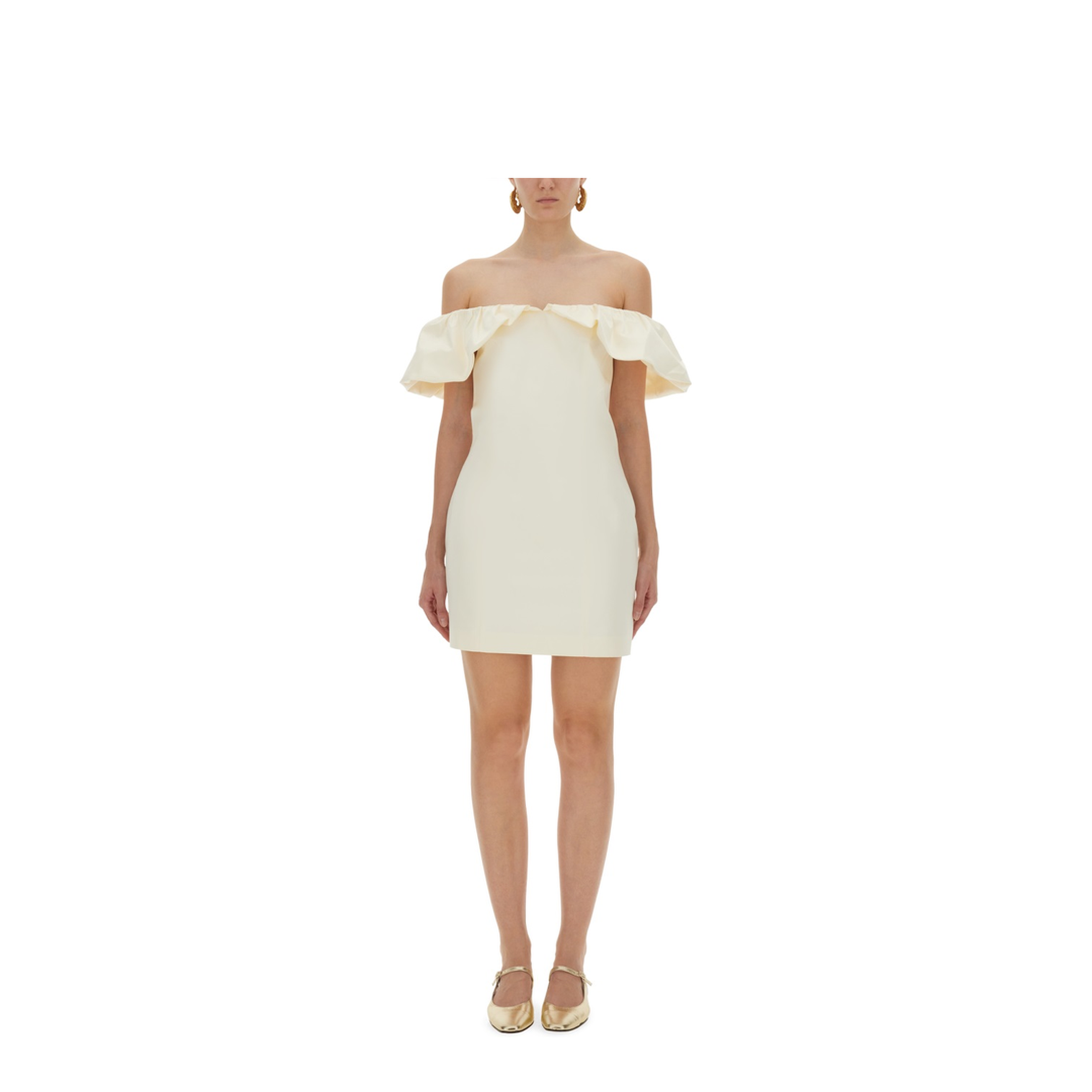 Mini Dress With Bare Shoulders - Image 1