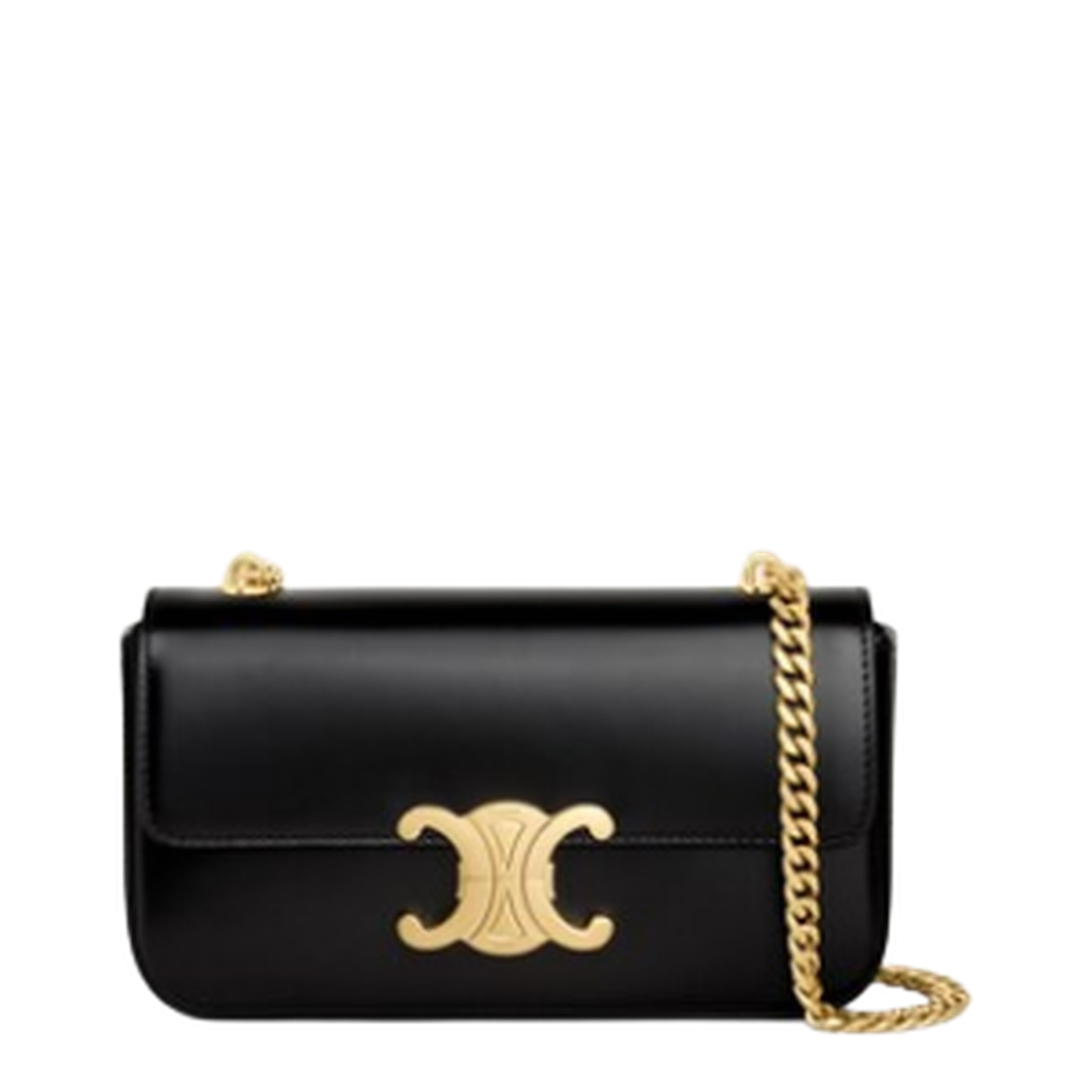 Claude Triomphe Chain Shoulder Bag Black - Image 1