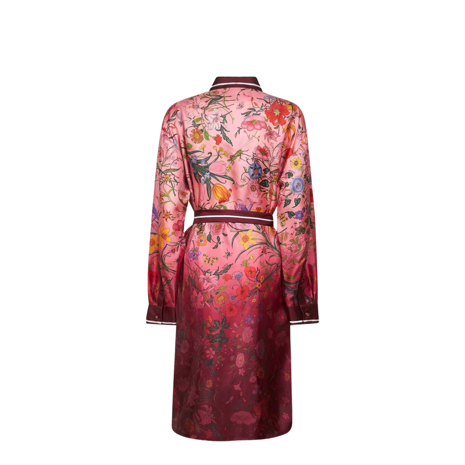 Printed Silk Twill Shirt Dress - Image 2