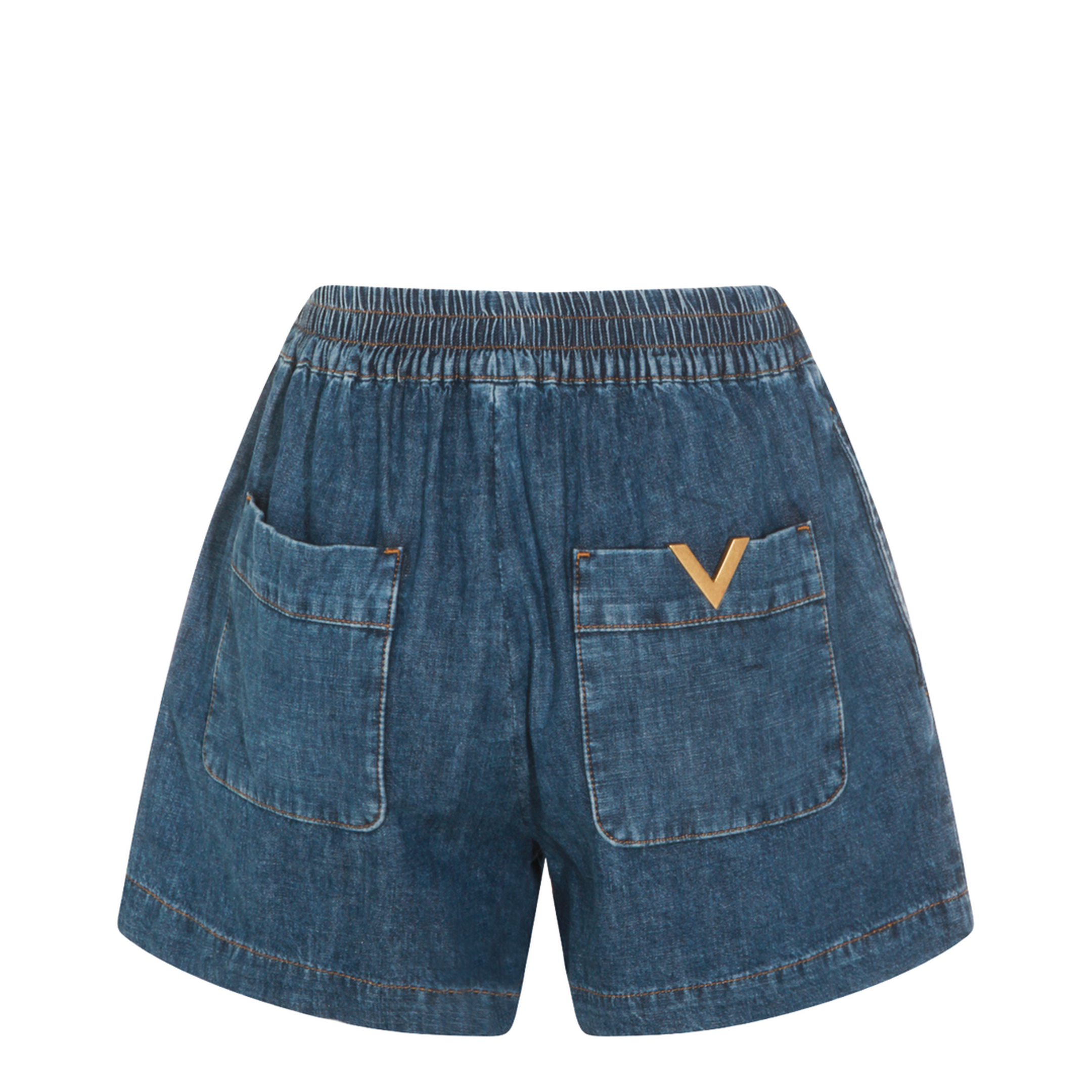 Women's Short Denim Blue - Image 1