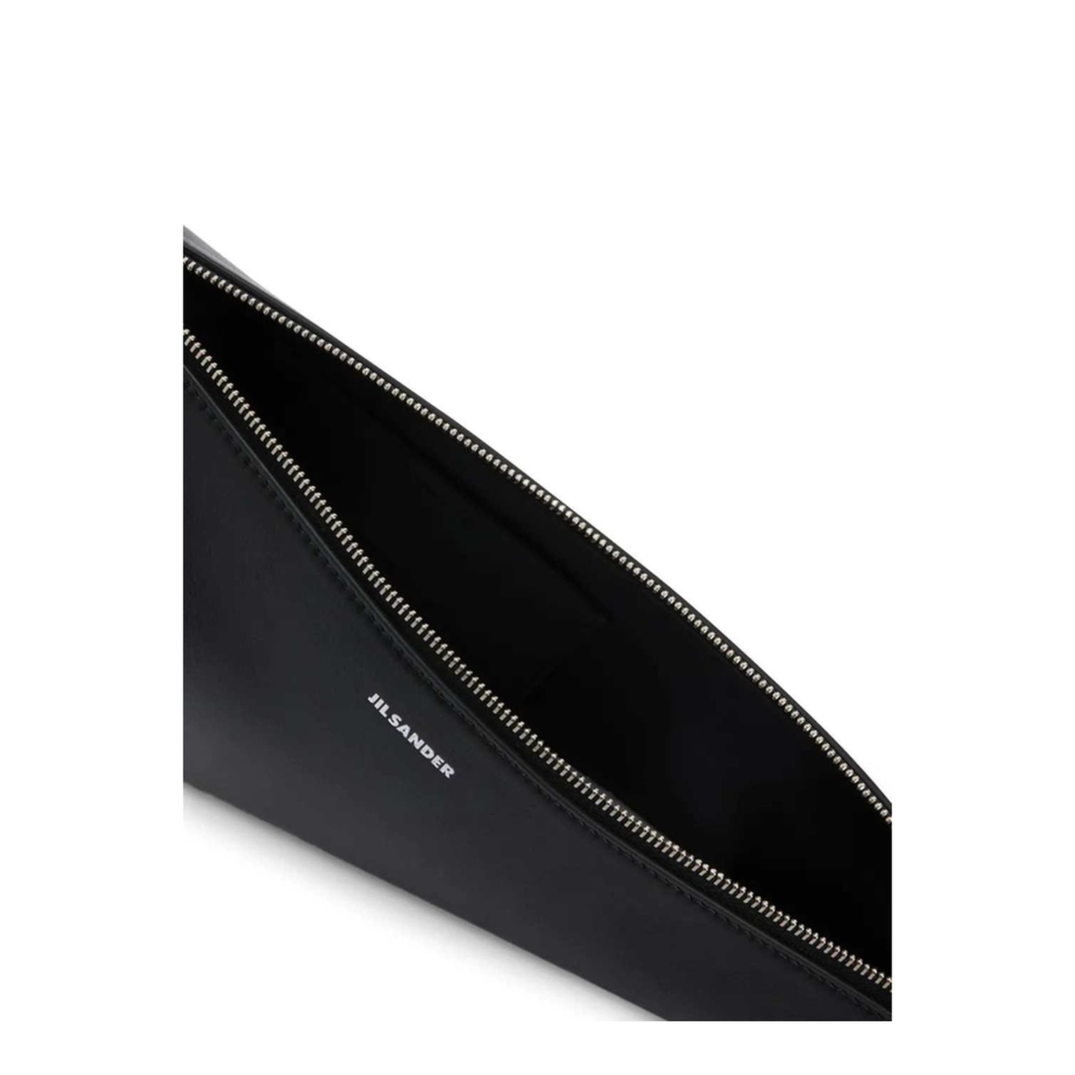 Triangle Calfskin Crossbody - Black - Image 2