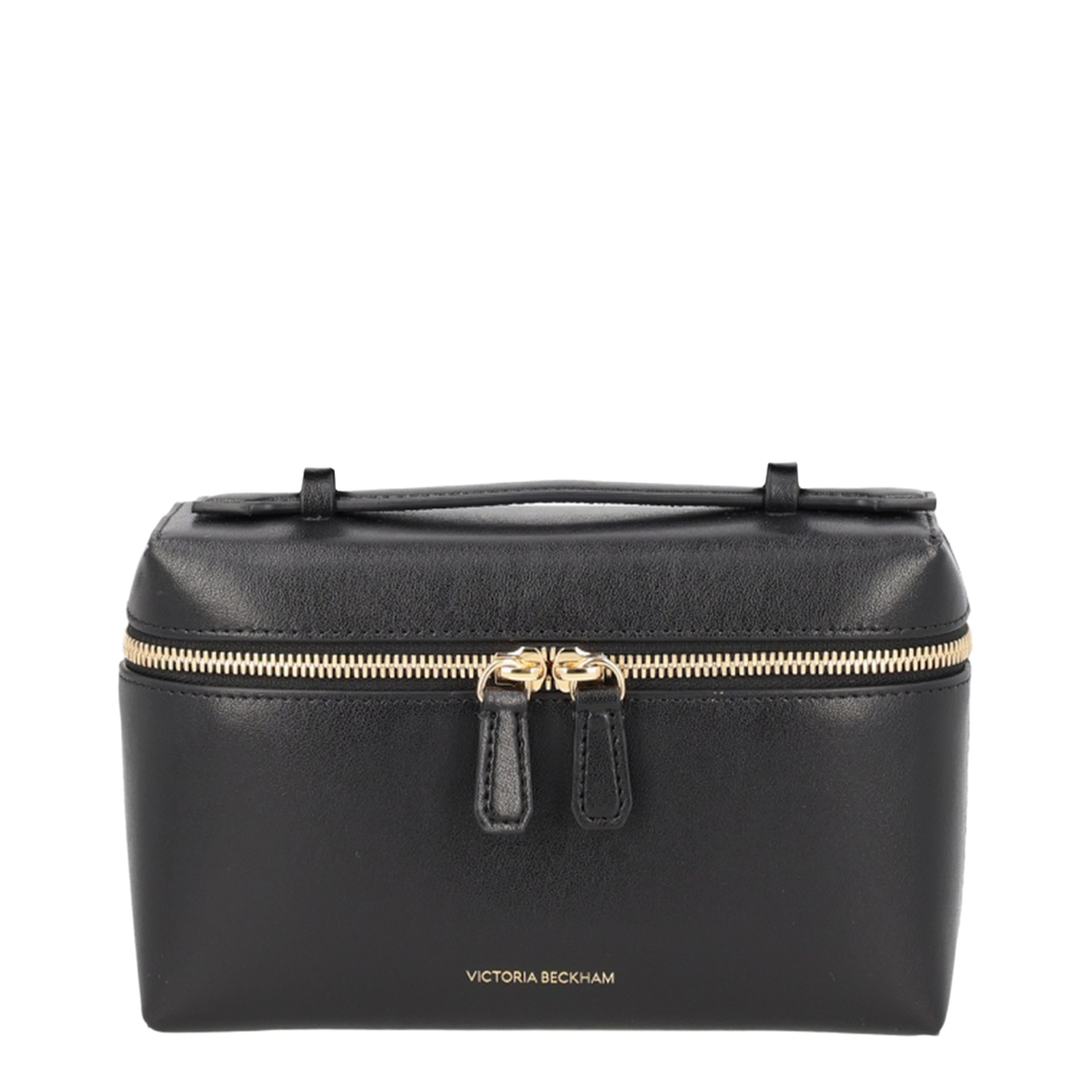 Vanity Medium Calf Leather Crossbody Bag - Black - Image 1