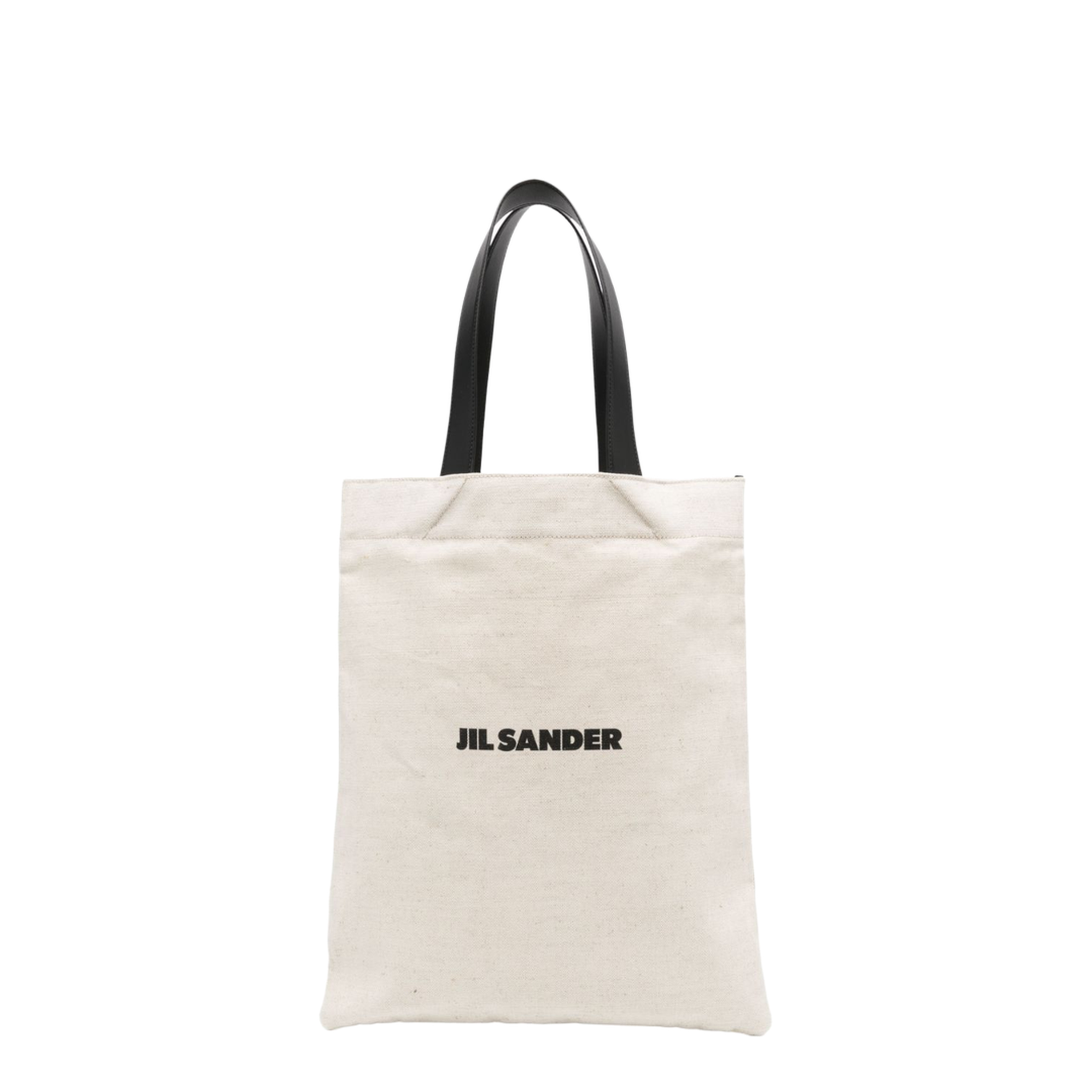 Large Logo-Print Tote Bag - Beige - Image 1