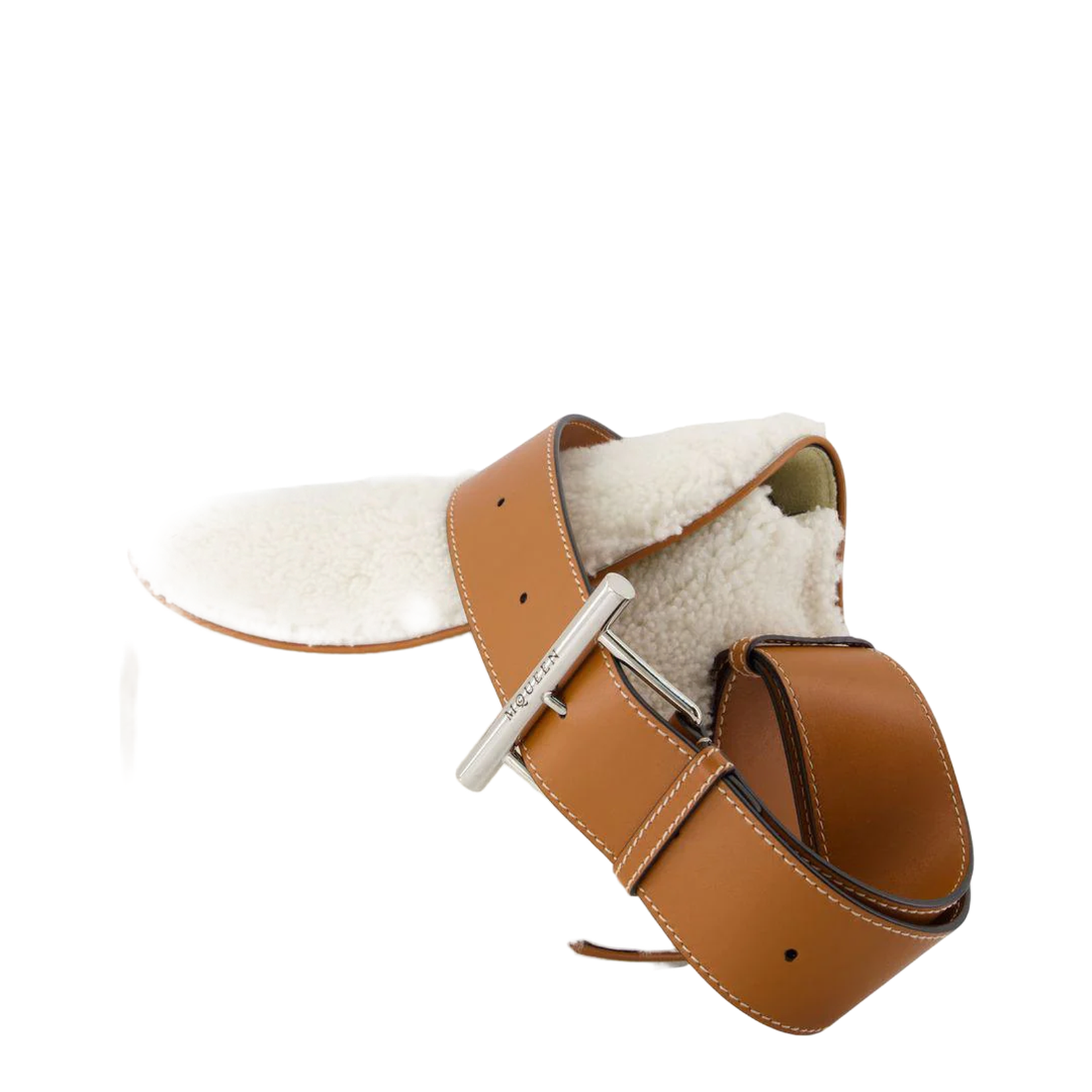 T-Bar Sling Crossbody Bag White - Image 2