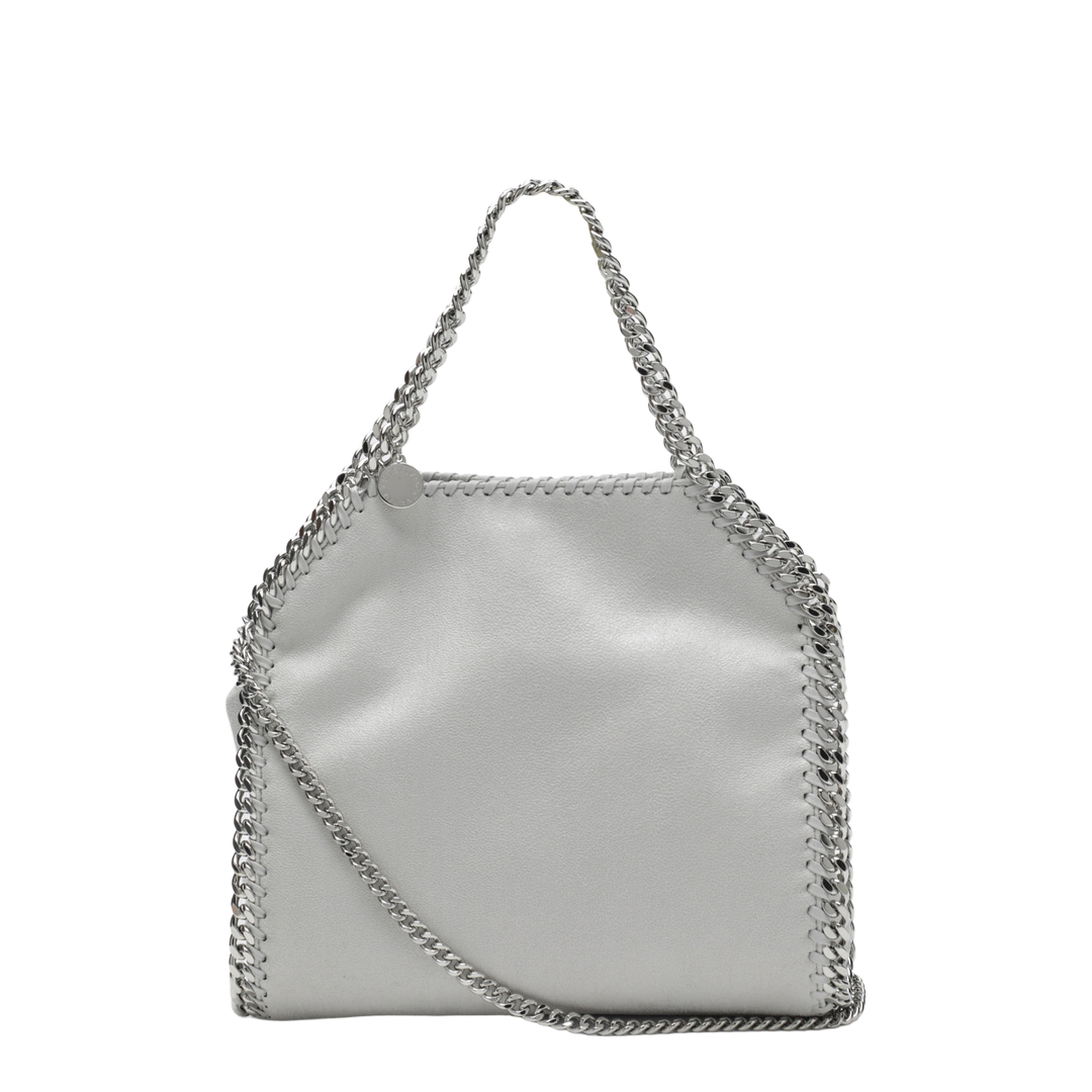 Falabella Mini Polyester Tote - Pearl Grey - Image 1