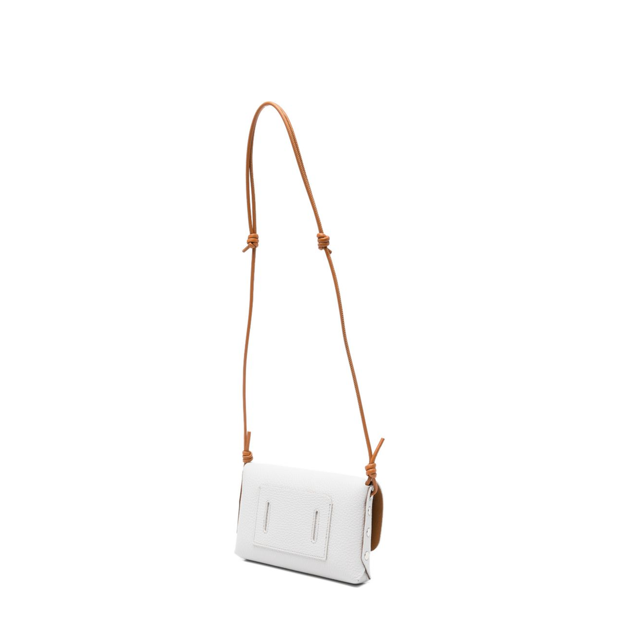 Lettera Daily Small Calf Leather Top-Handle Bag - Pearl / Light Grey - Image 3