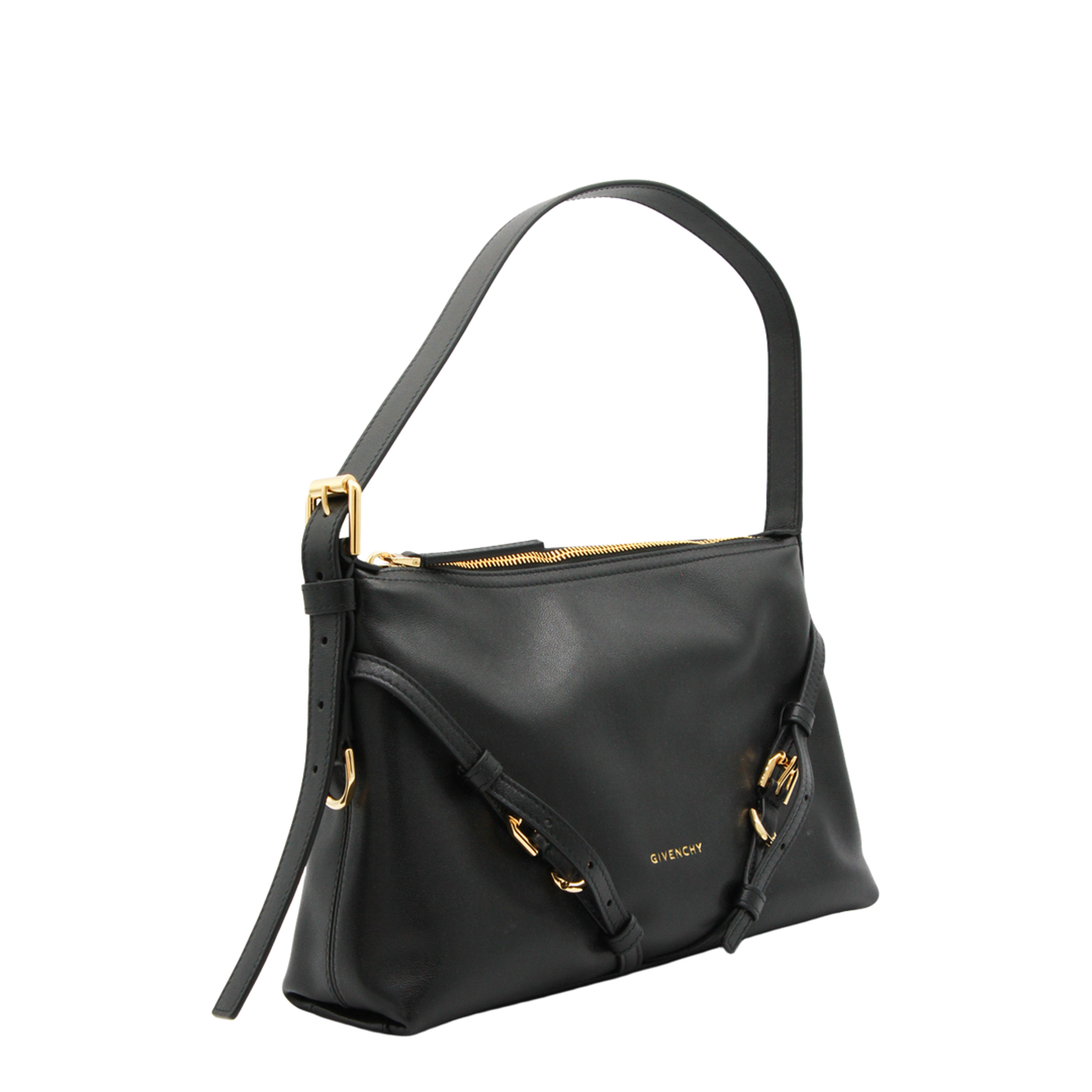 Voyou Mini Calfskin Bag - Black - Image 4