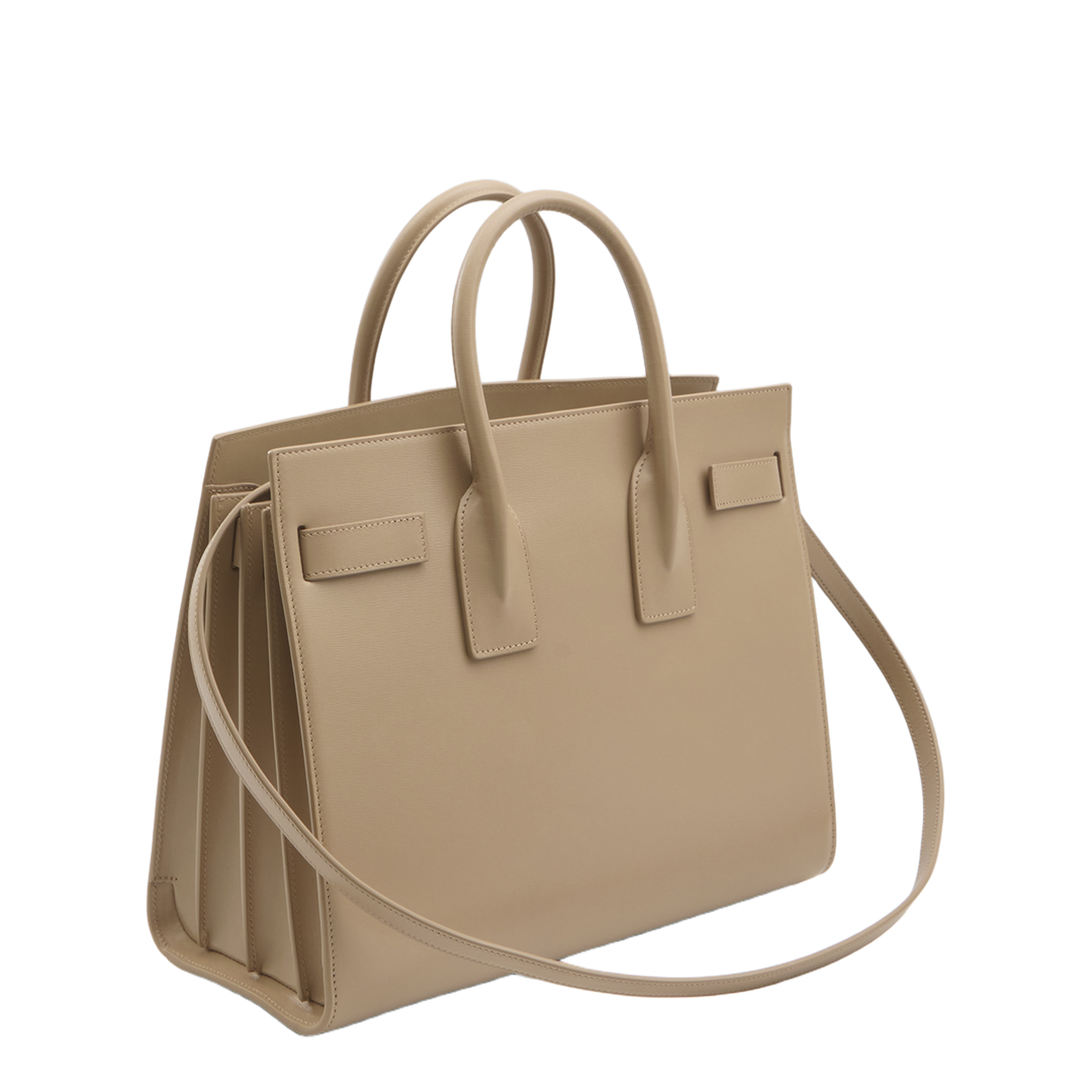 Sac de Jour Small Calfskin Top-Handle Bag - Ivory - Image 2
