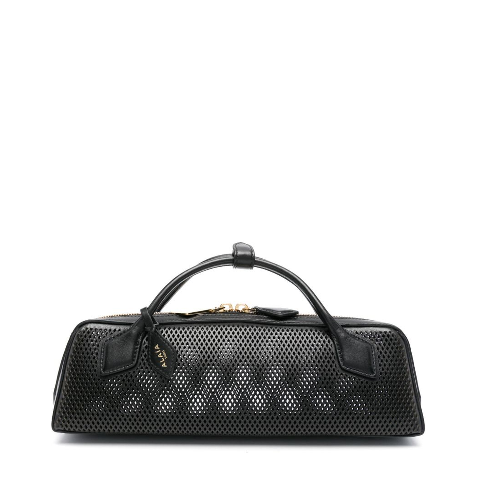 Black Perforated Le Teckel Bag - Image 1