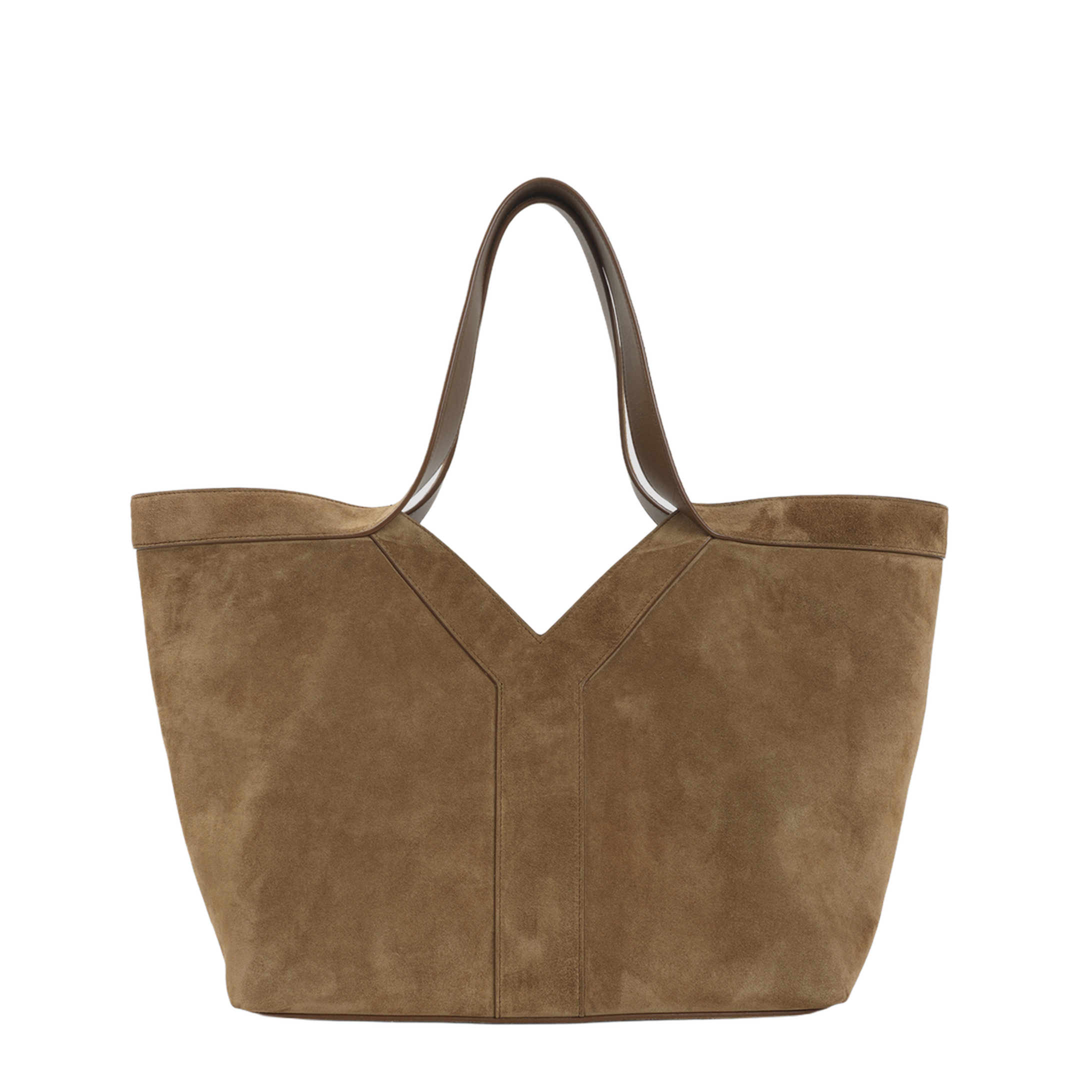 Suede Small Y Tote Bag - Image 1