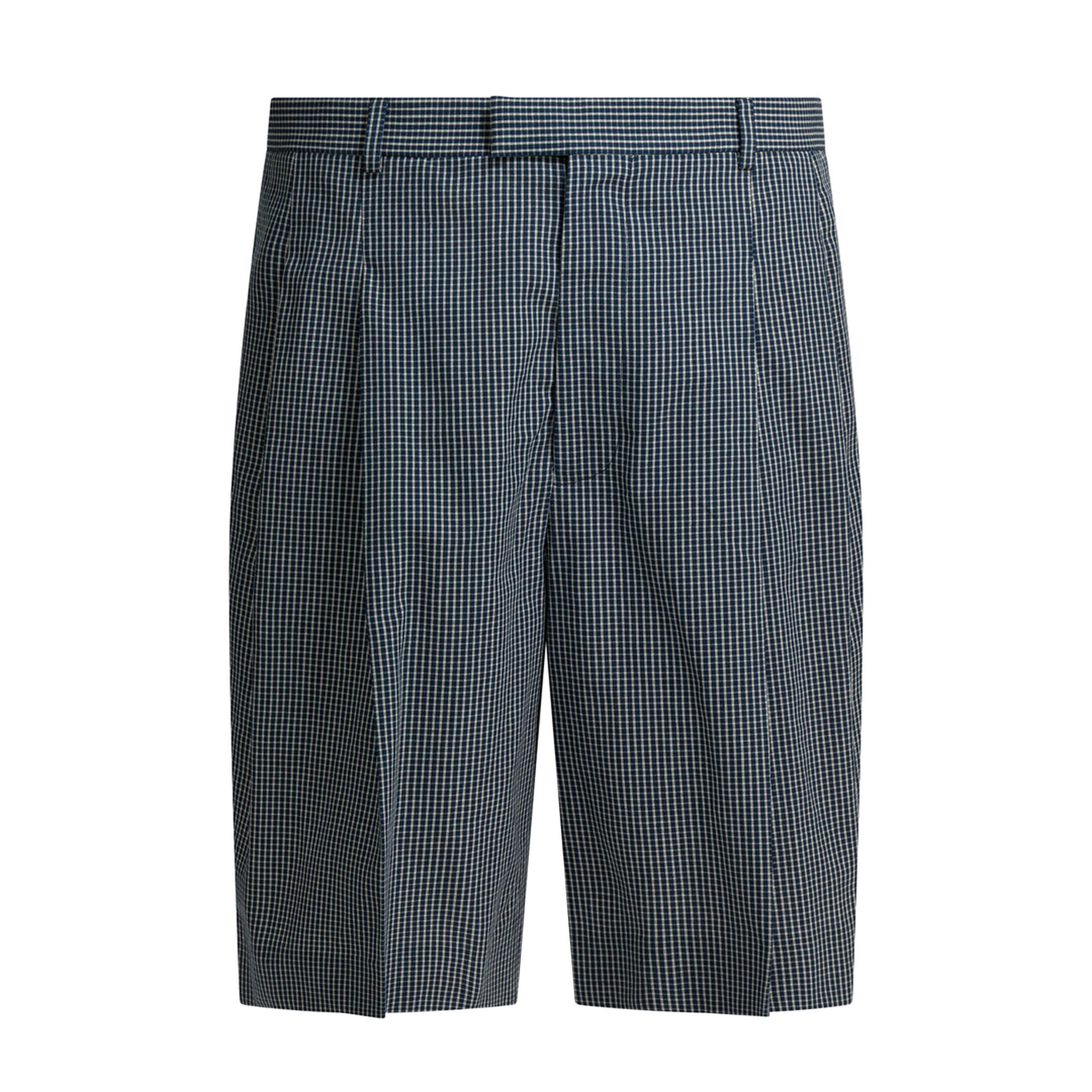 Formal Plaid Shorts - Image 1